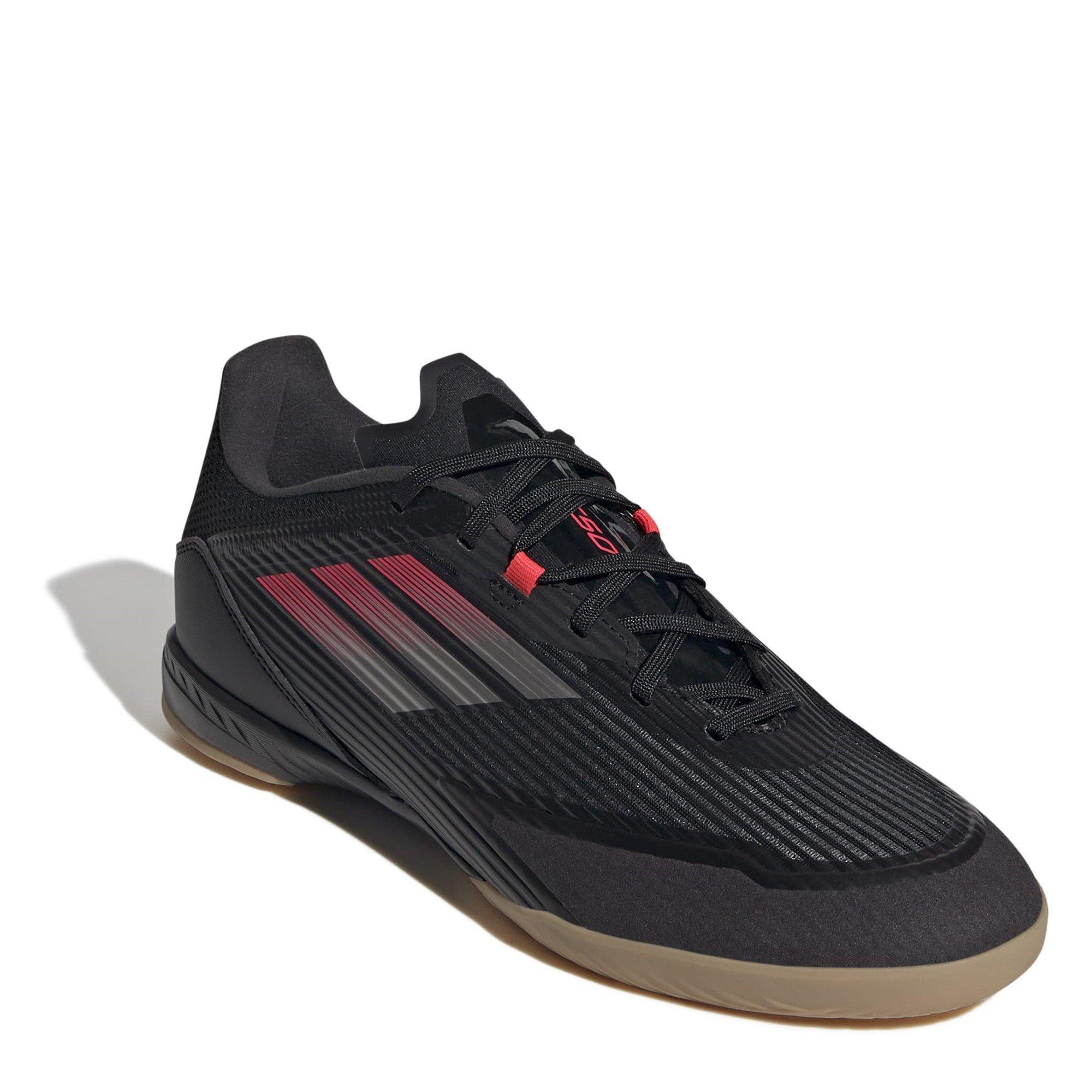 Zwart/IJzer/Rood - adidas - Adults F50 League Indoor Football Boots - 3