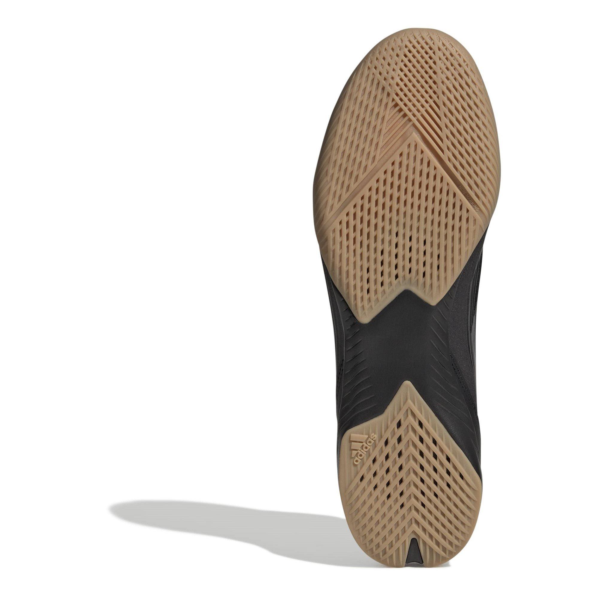 Zwart/IJzer/Rood - adidas - Adults F50 League Indoor Football Boots - 6