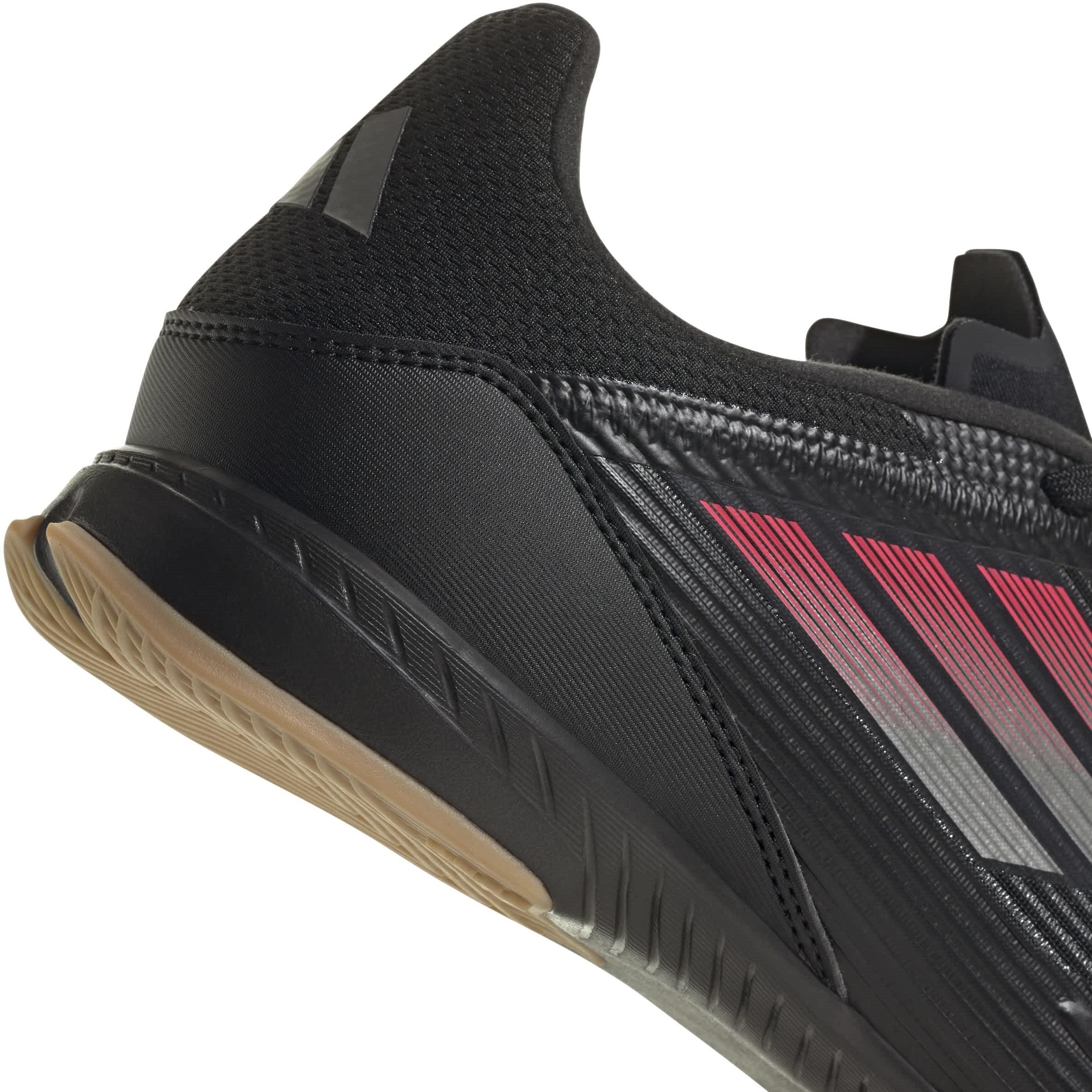 Zwart/IJzer/Rood - adidas - Adults F50 League Indoor Football Boots - 8