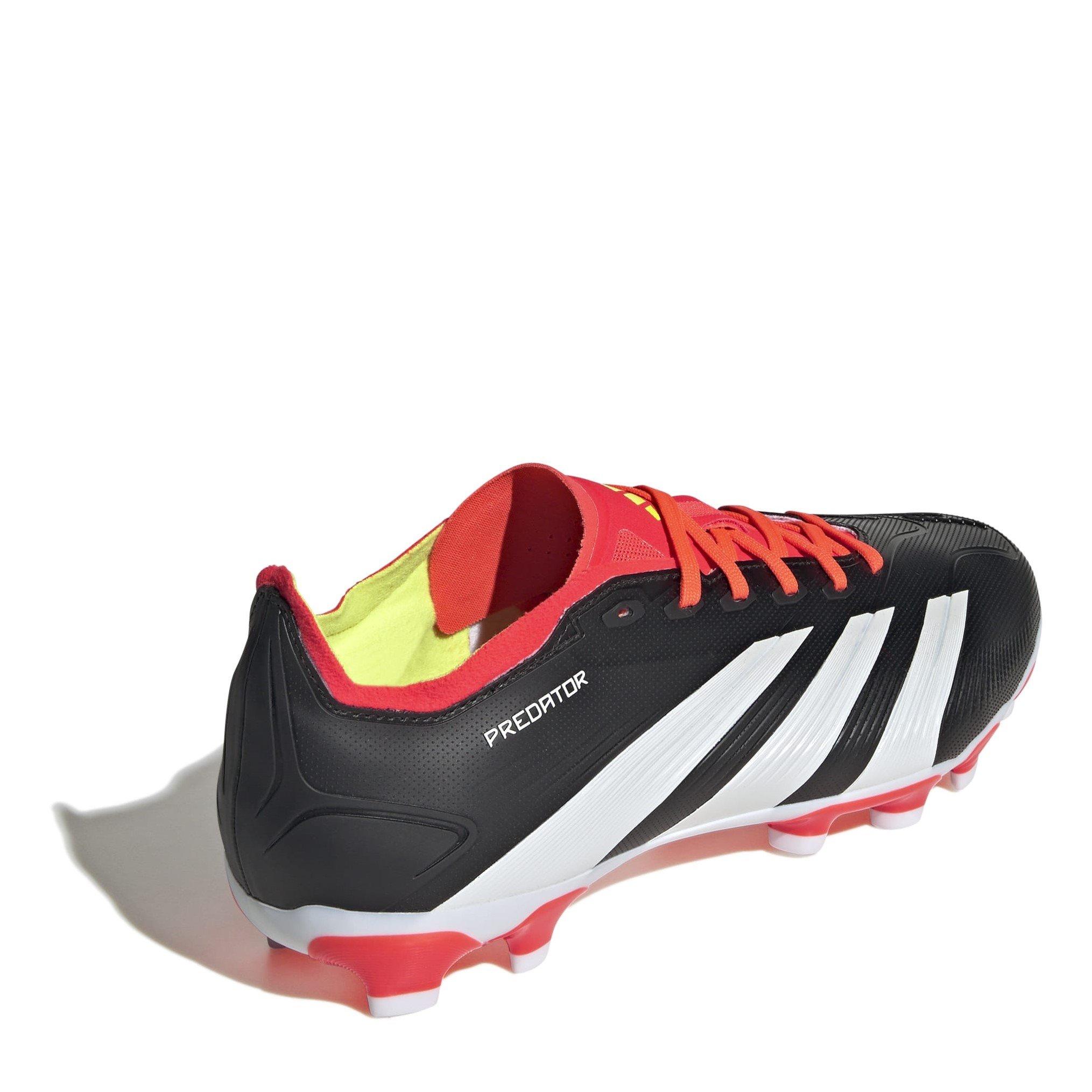 Cblack/Ftwwht/S - adidas - Predator 24 League Low Adults Multi Ground Football Boots - 4