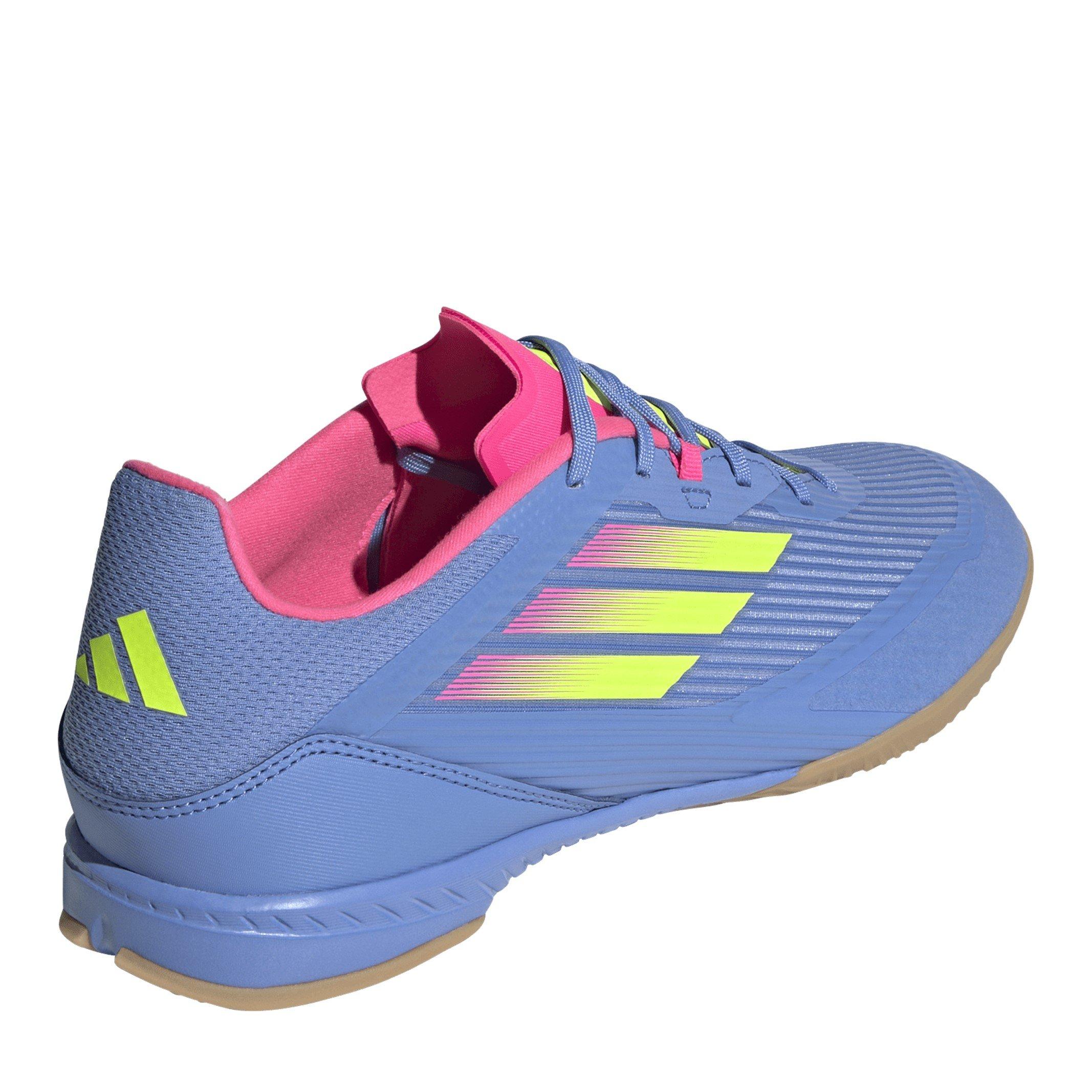 Blue/Lucid Lemo - adidas - Adults F50 League Indoor Football Boots - 4