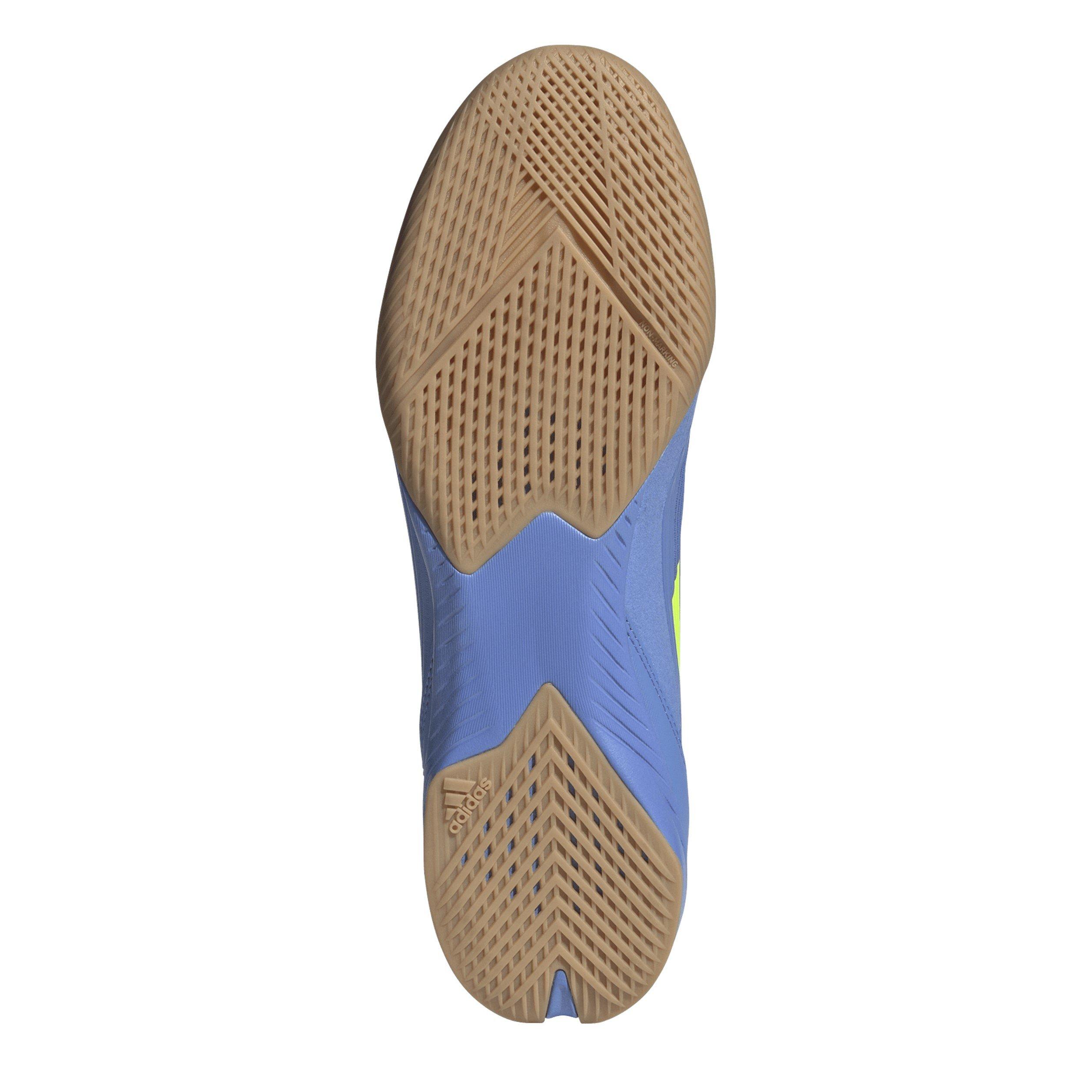 Blue/Lucid Lemo - adidas - Adults F50 League Indoor Football Boots - 6