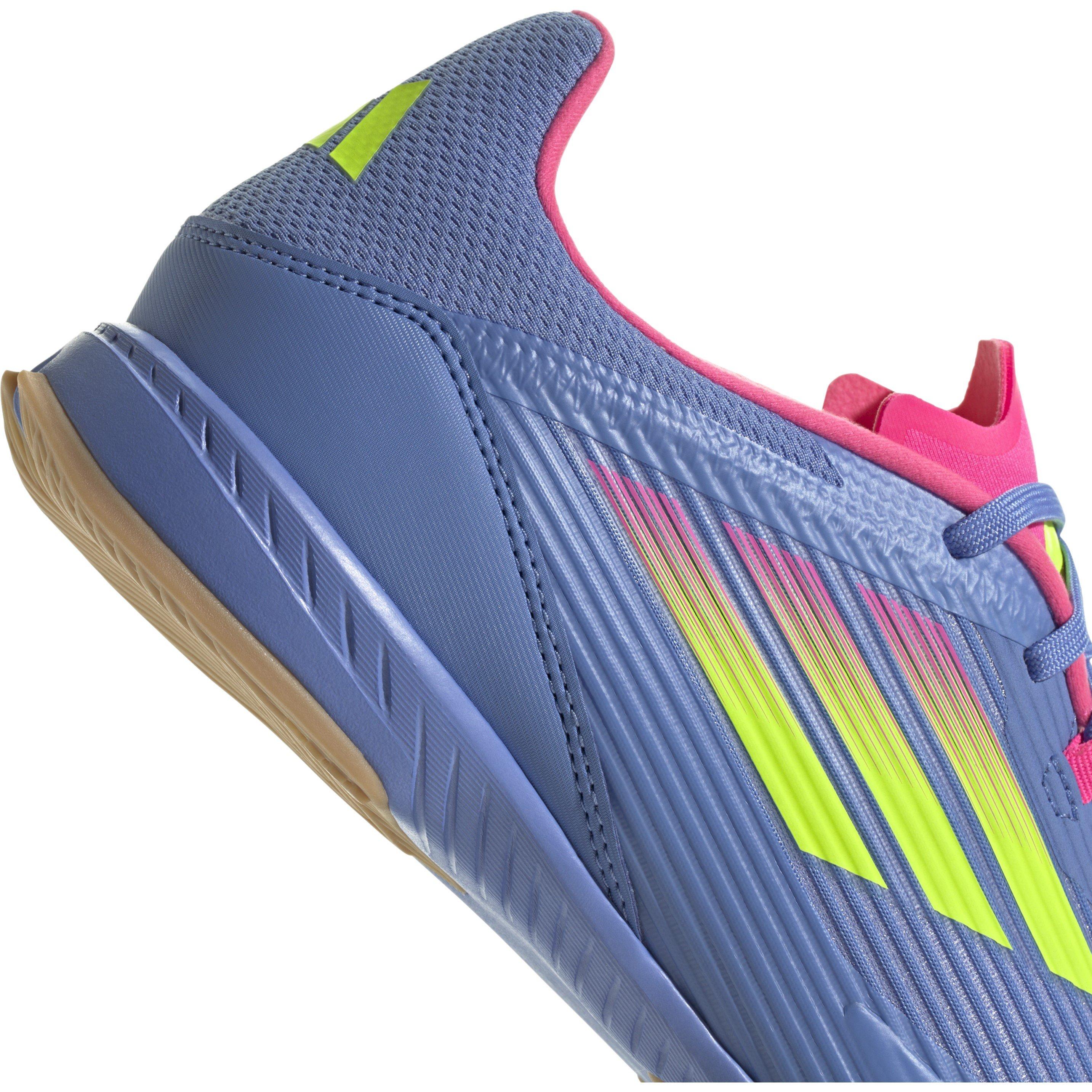 Blue/Lucid Lemo - adidas - Adults F50 League Indoor Football Boots - 7