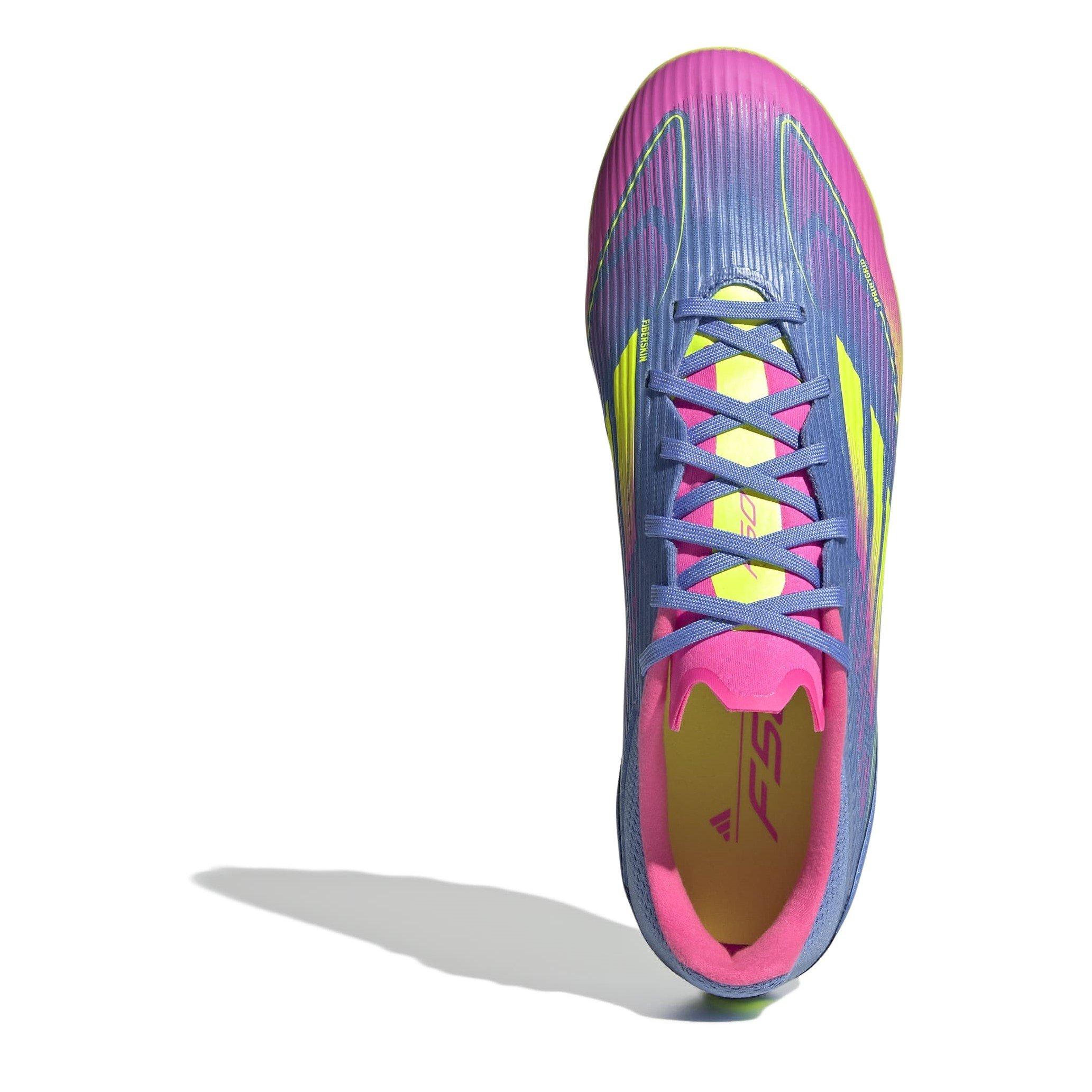 Blue Fusion/Lcd - adidas - Adults F50 League Astro Turf Football Boots - 5