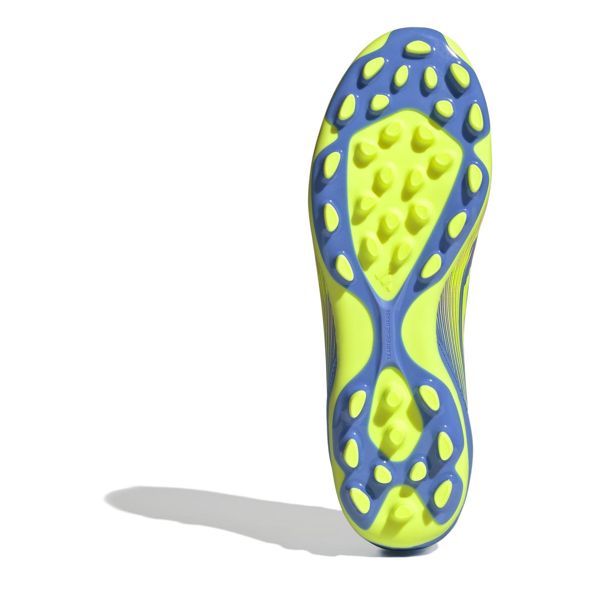 Blue Fusion/Lcd - adidas - Adults F50 League Astro Turf Football Boots - 6