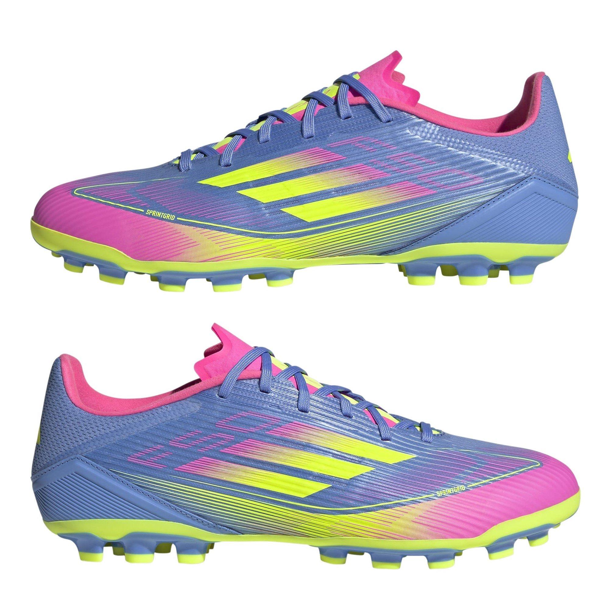 Blue Fusion/Lcd - adidas - Adults F50 League Astro Turf Football Boots - 9