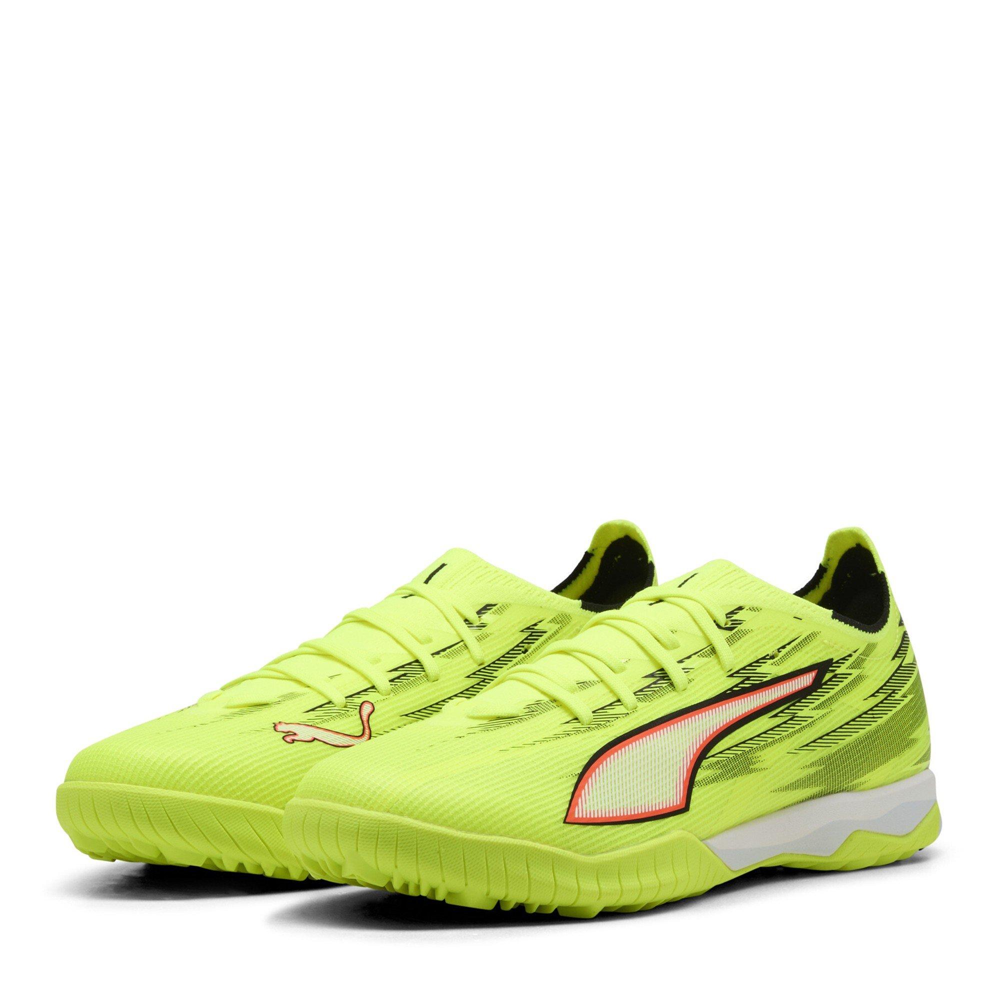 Puma Men's Ultra 5 Match Astro Turf Football Boots - Yellow/Black - 8 (42)