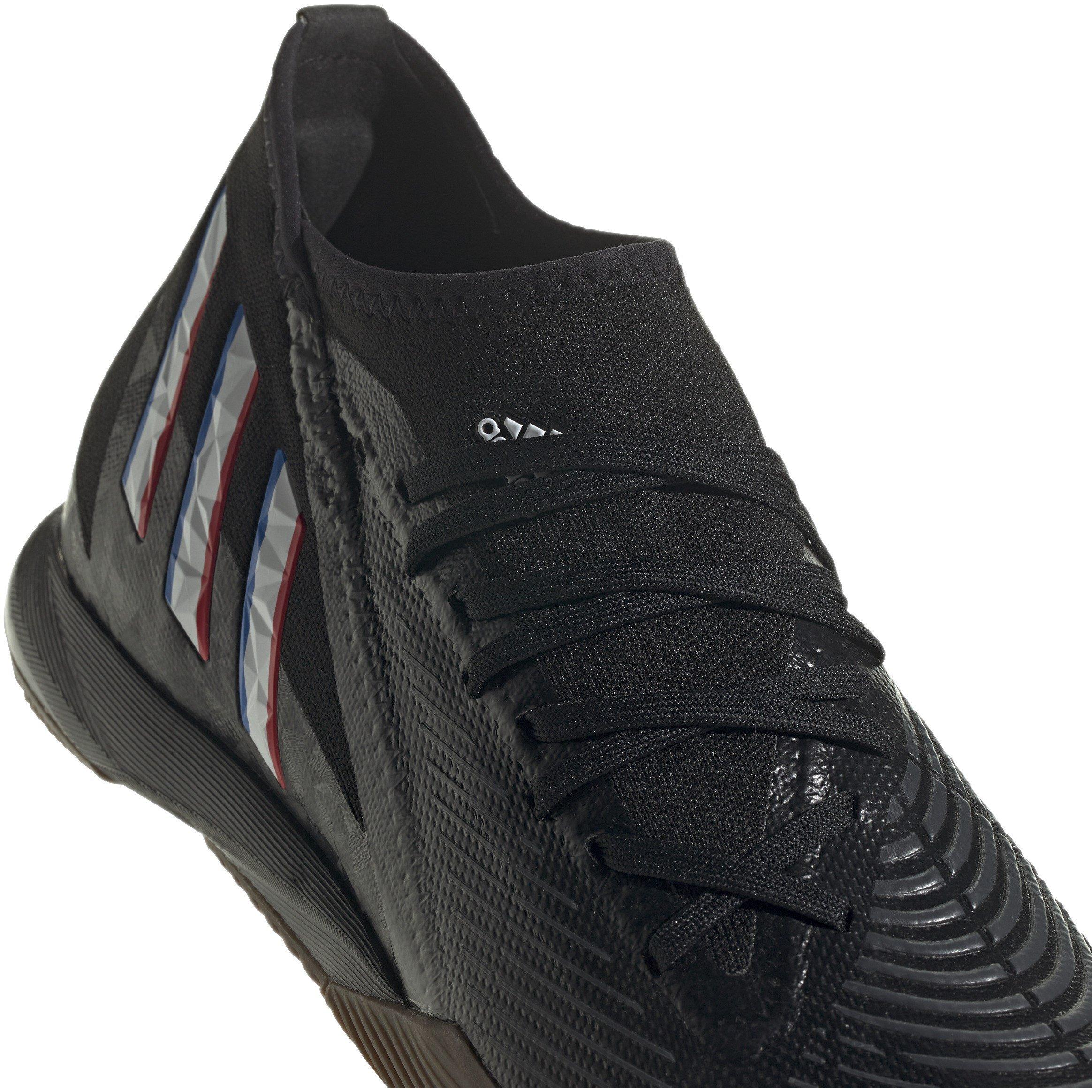 Schwarz/Weiß - adidas - Predator Edge .3  Unisex Indoor Football Trainers - 7