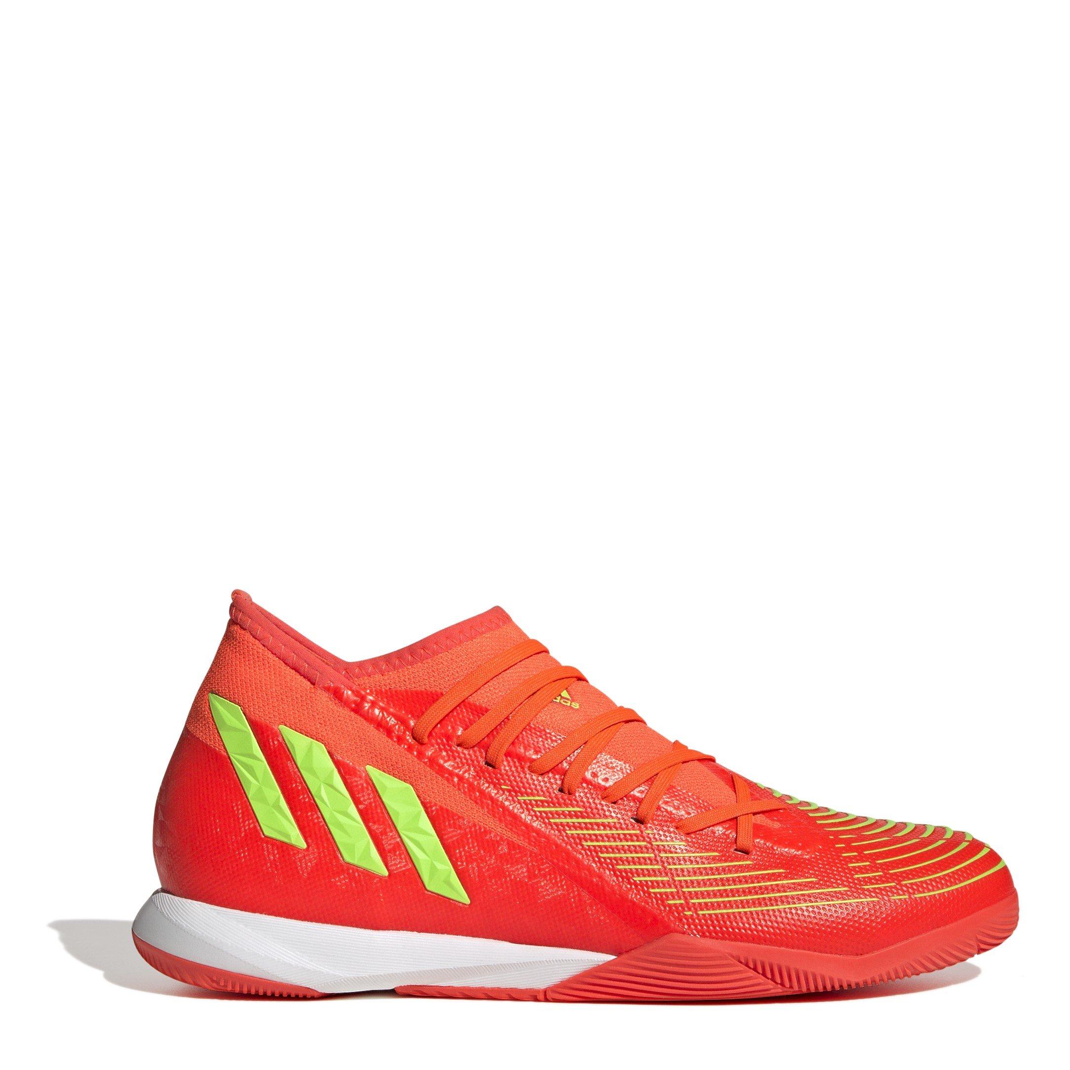 Rood/Groen/Zwart - adidas - Predator Edge .3 Unisex Indoor Football Trainers - 1