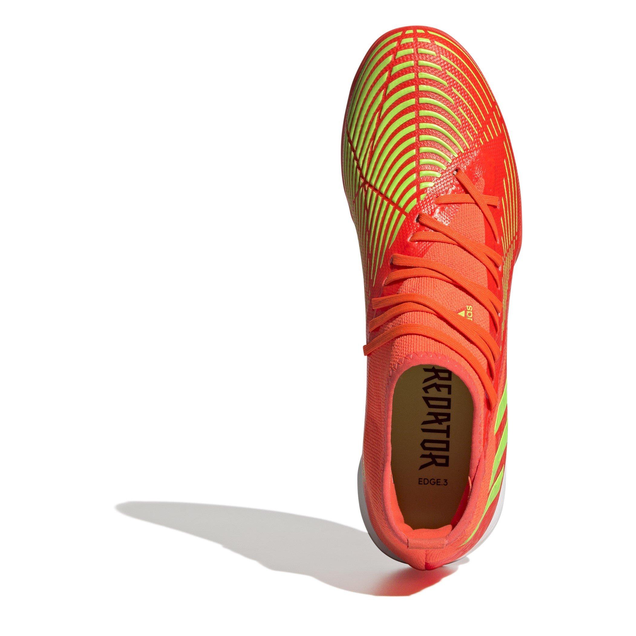 Rot/Grün/Schwarz - adidas - Predator Edge .3  Unisex Indoor Football Trainers - 5