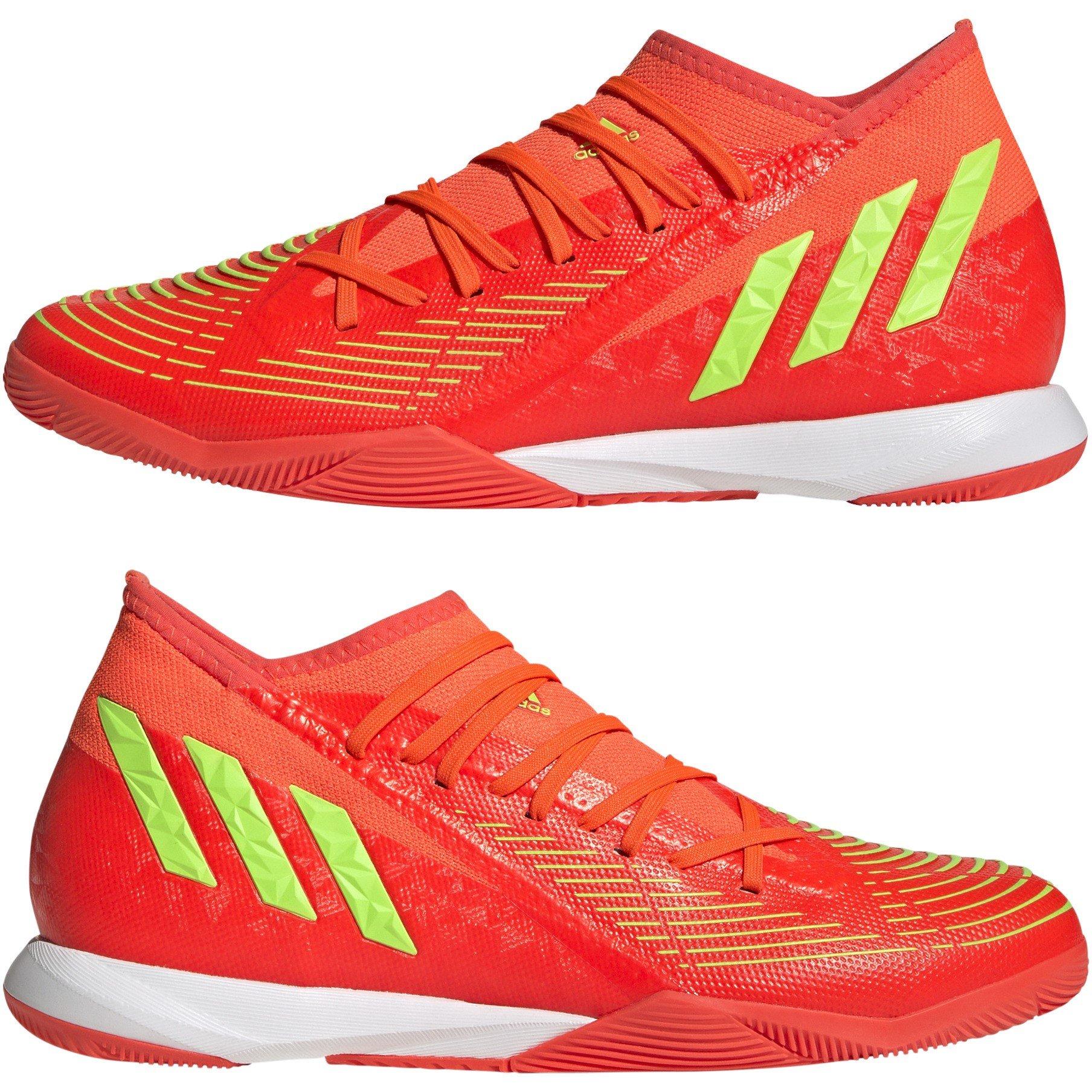 Rot/Grün/Schwarz - adidas - Predator Edge .3  Unisex Indoor Football Trainers - 9