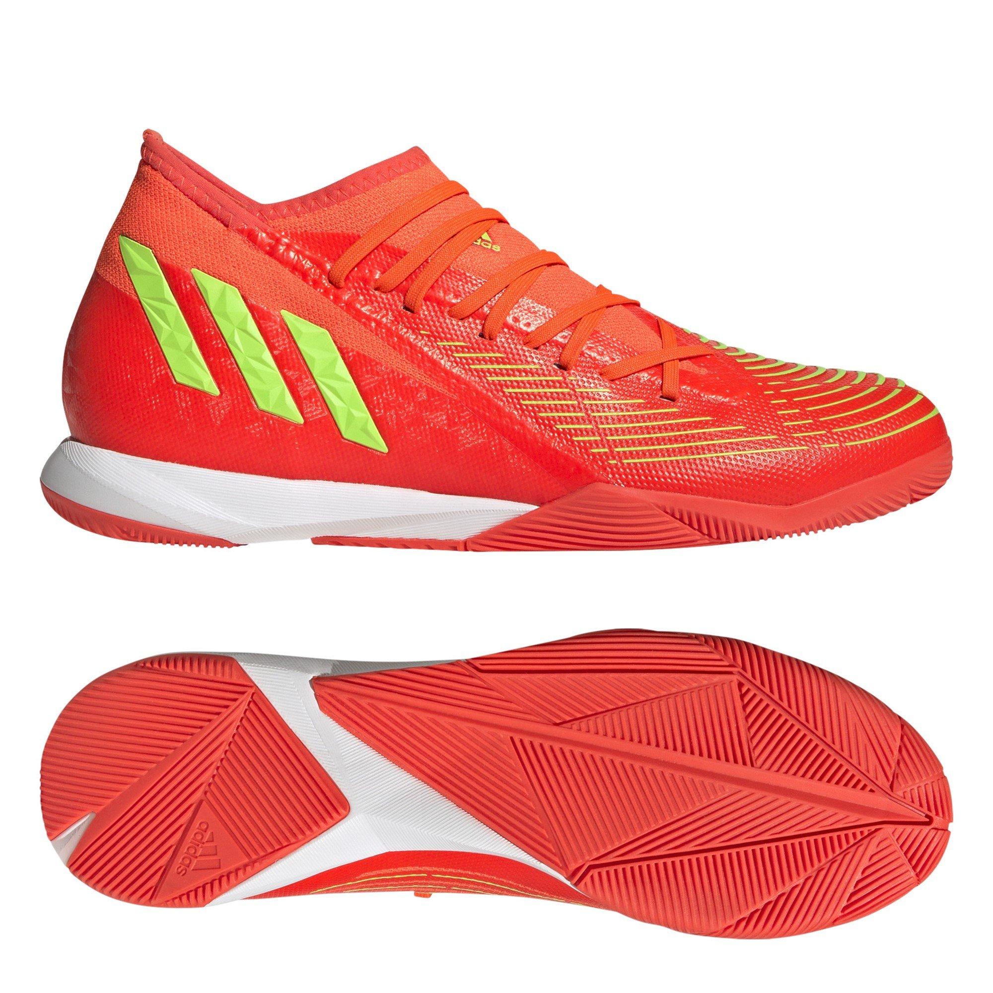 Rot/Grün/Schwarz - adidas - Predator Edge .3  Unisex Indoor Football Trainers - 10