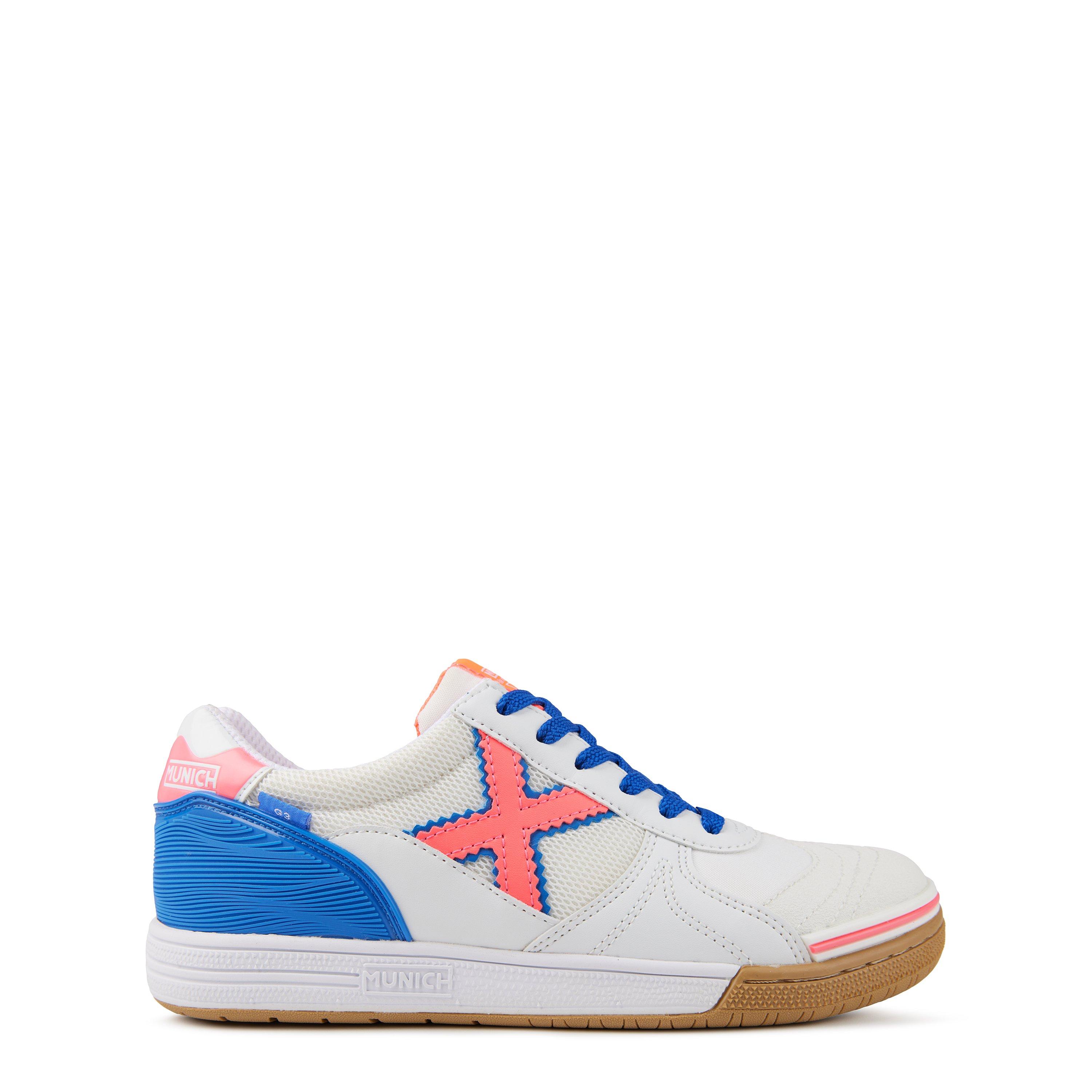 Wht/Crim/Blue - Munich - G-3 Indoor 381 Indoor Football Shoes Adults - 1
