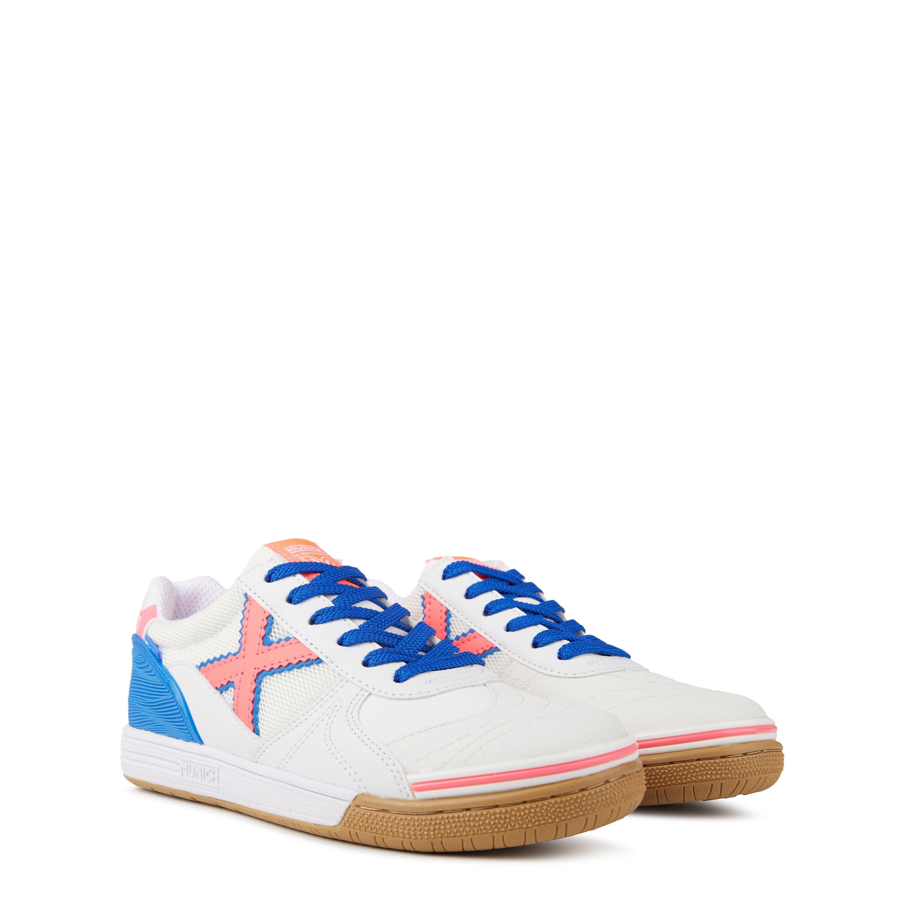 Branco/Vermelho/Azul - Munich - G-3 Indoor 381 Indoor Football Shoes Adults - 3