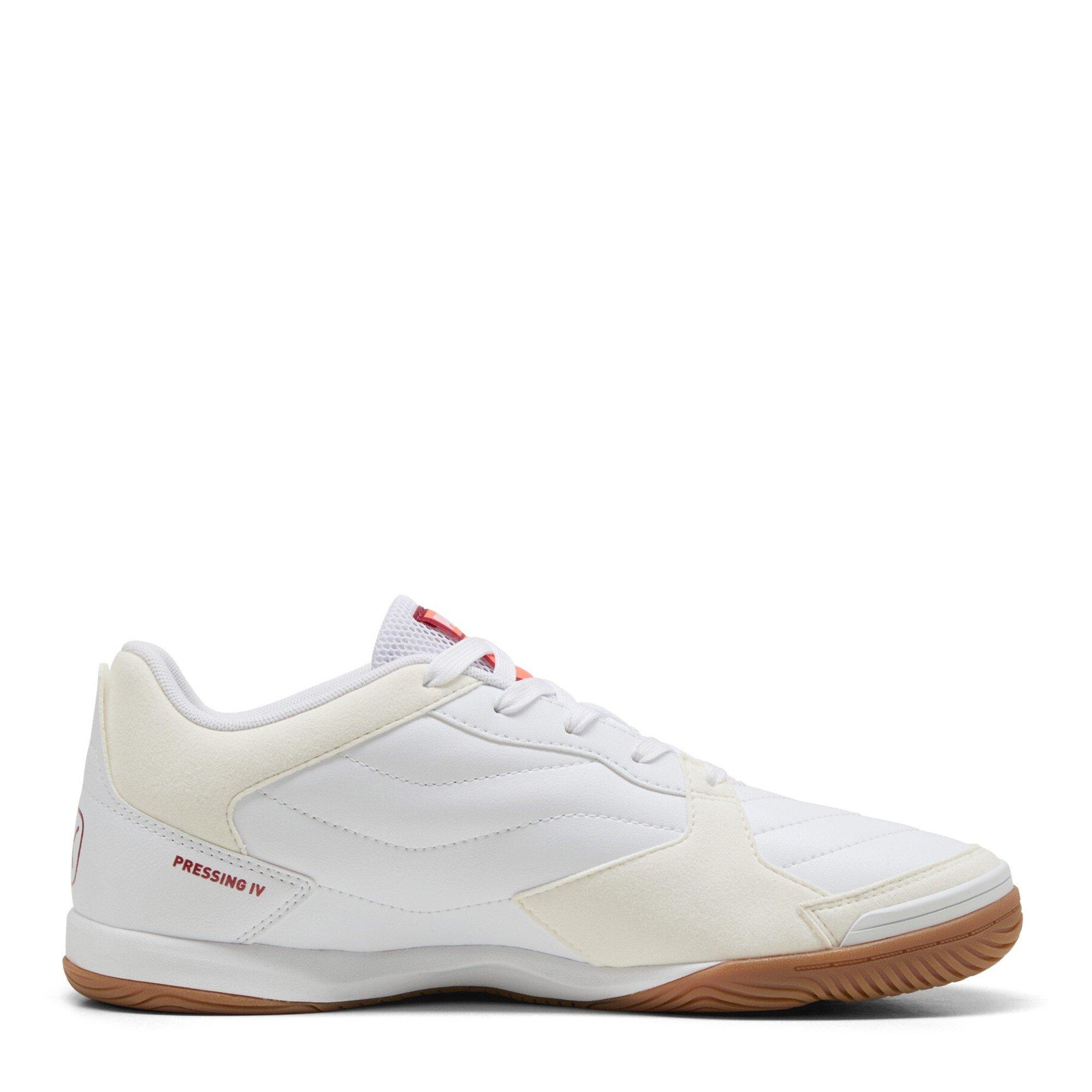 Puma White-Gl - Puma - Men's Pressing Iv Indoor Football Boots - 4