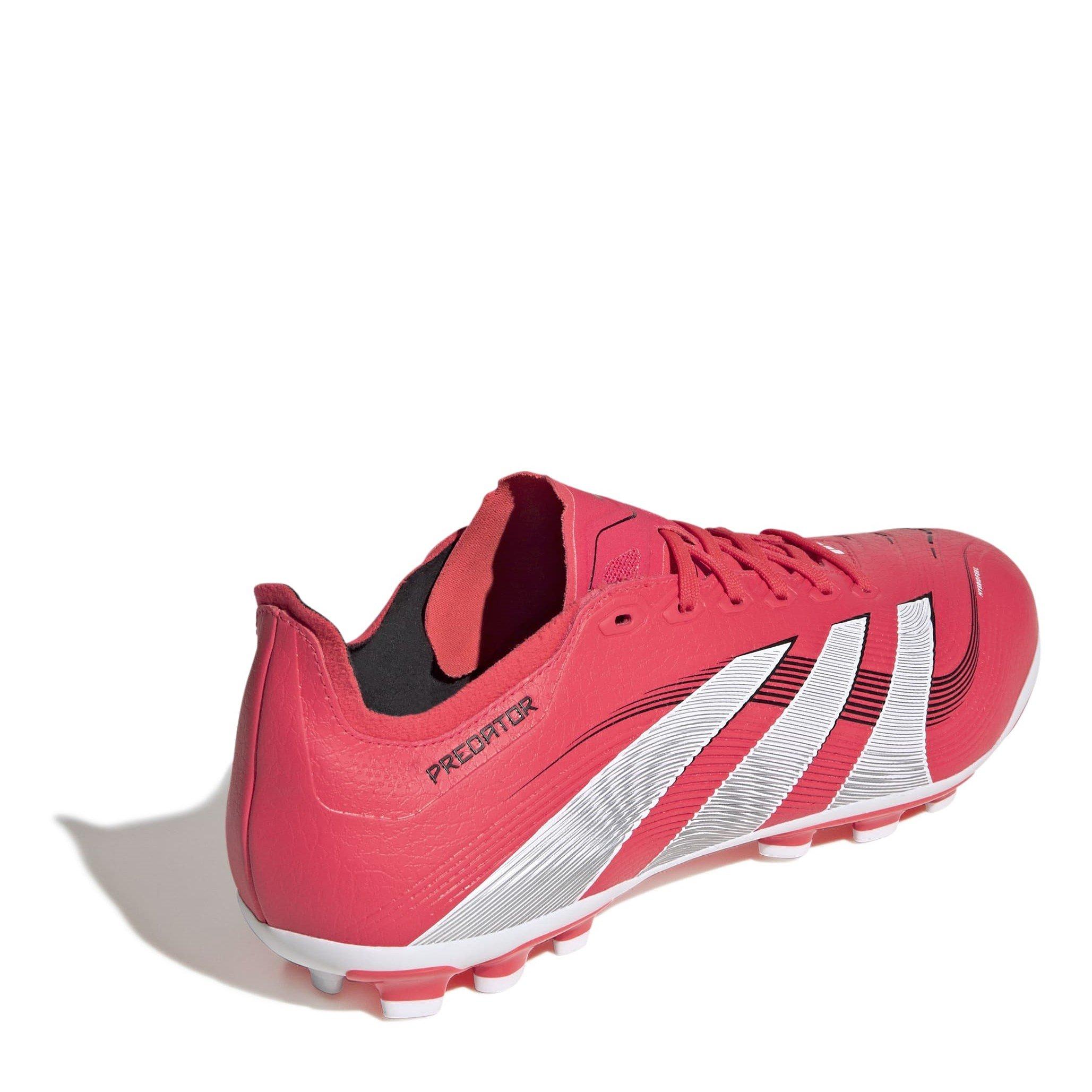 Rød/Hvid/Sort - adidas - Predator League Adults Artificial Ground Football Boots - 4