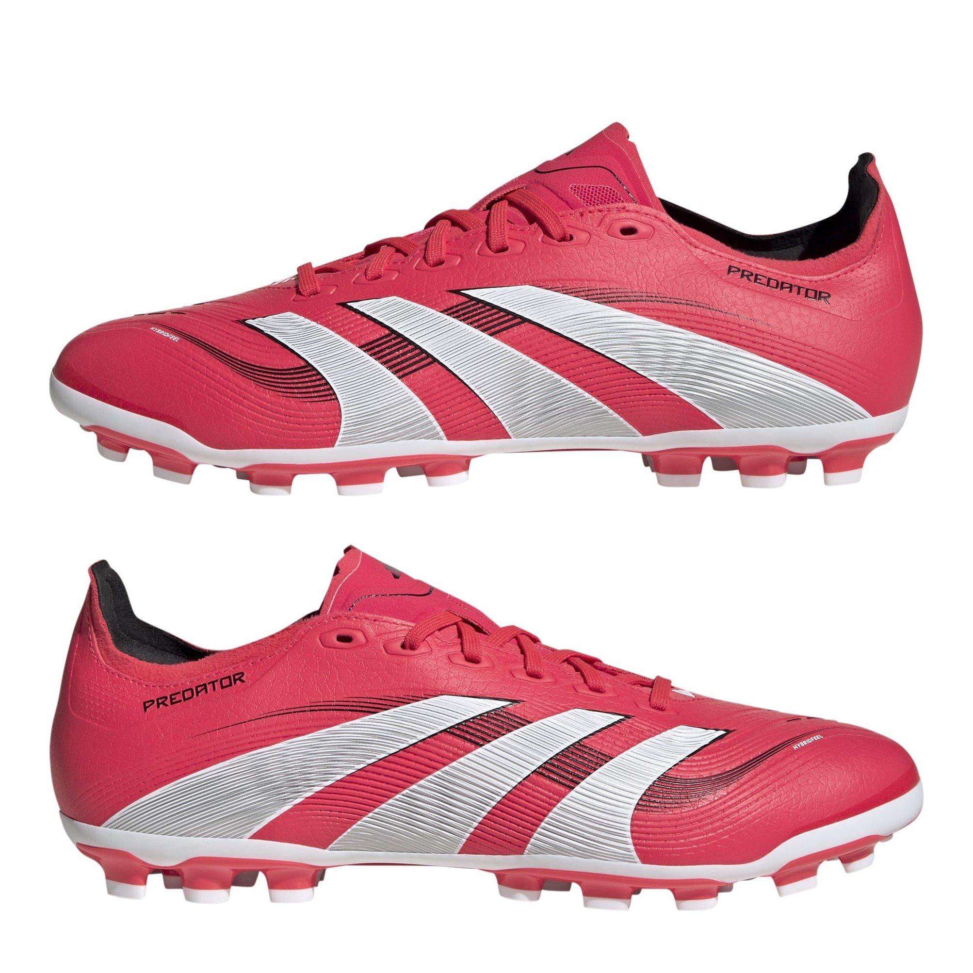 Rød/Hvid/Sort - adidas - Predator League Adults Artificial Ground Football Boots - 9