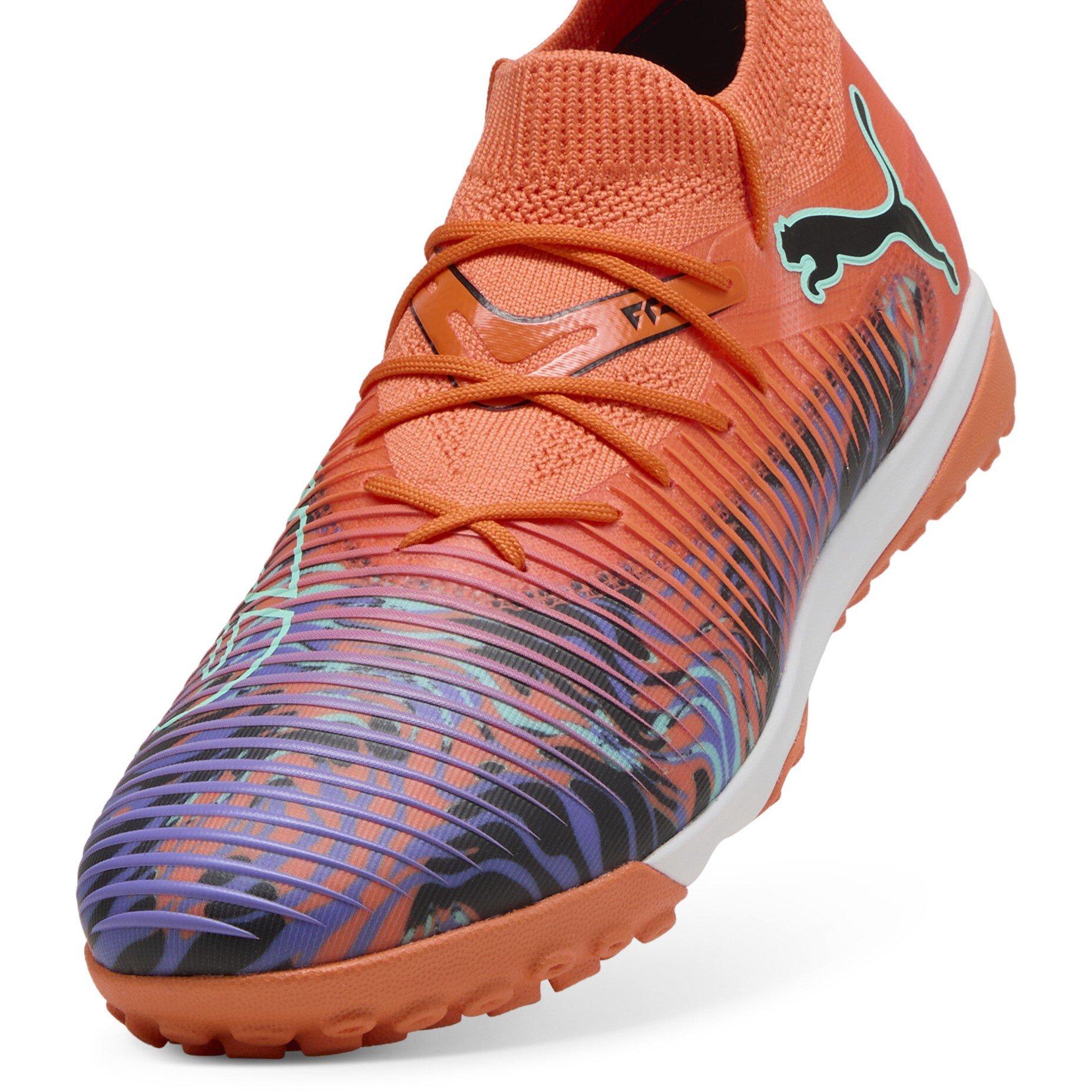 Orange Poppy- - Puma - Men's Future 8 Match Creativity Astro Turf Football Boots - 6