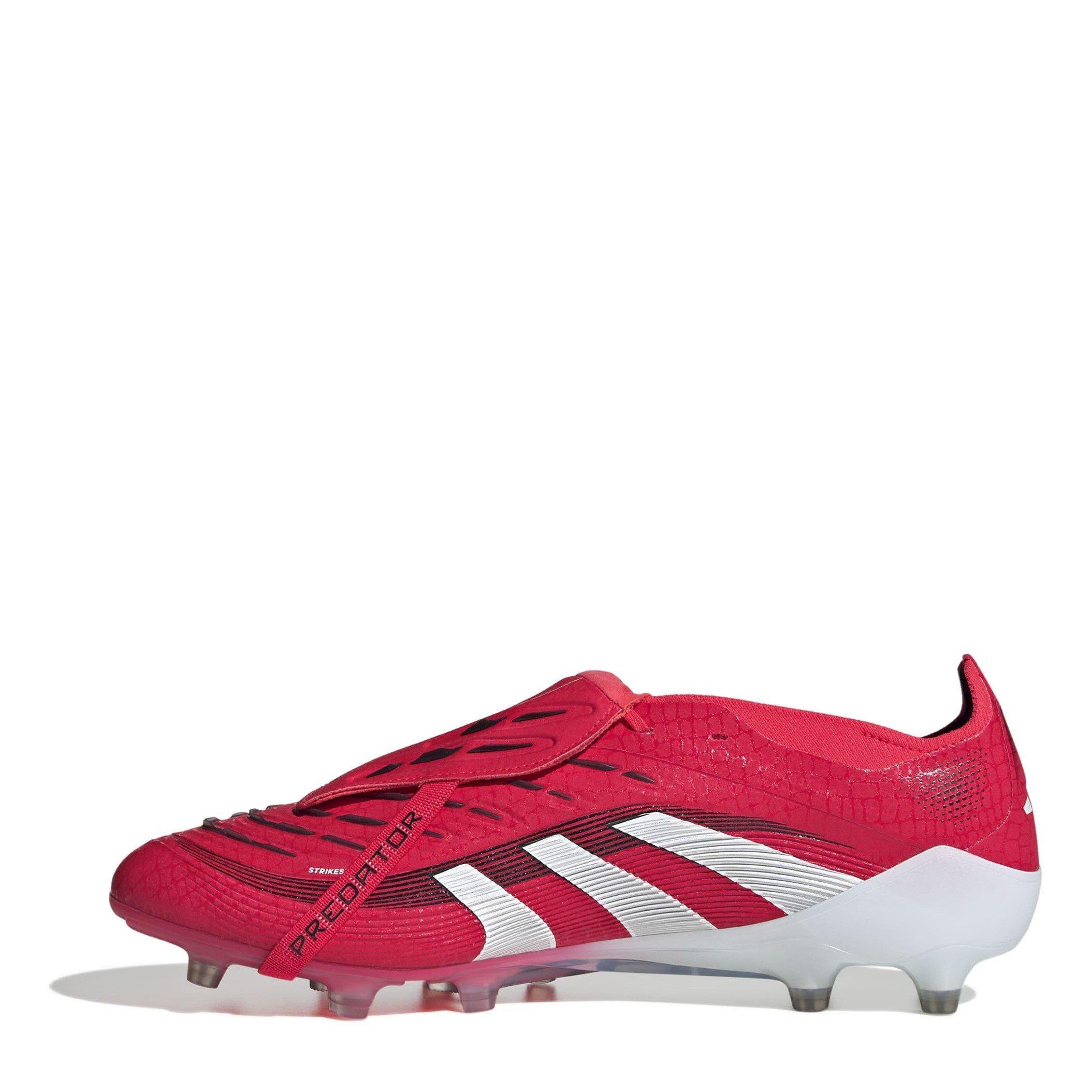 Rood/Wit/Zwart - adidas - Predator Elite Fold-Over Tongue Astro Turf Football Boots - 2