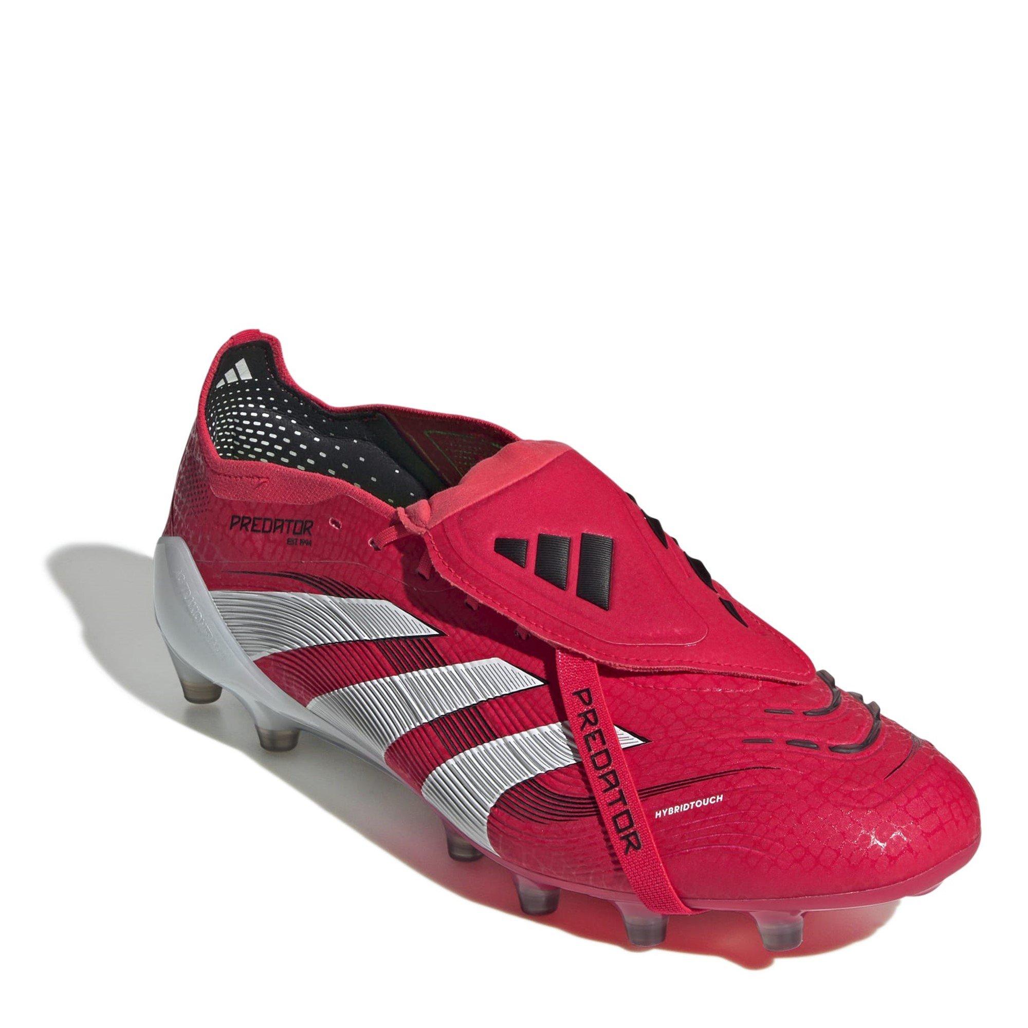 Rood/Wit/Zwart - adidas - Predator Elite Fold-Over Tongue Astro Turf Football Boots - 3
