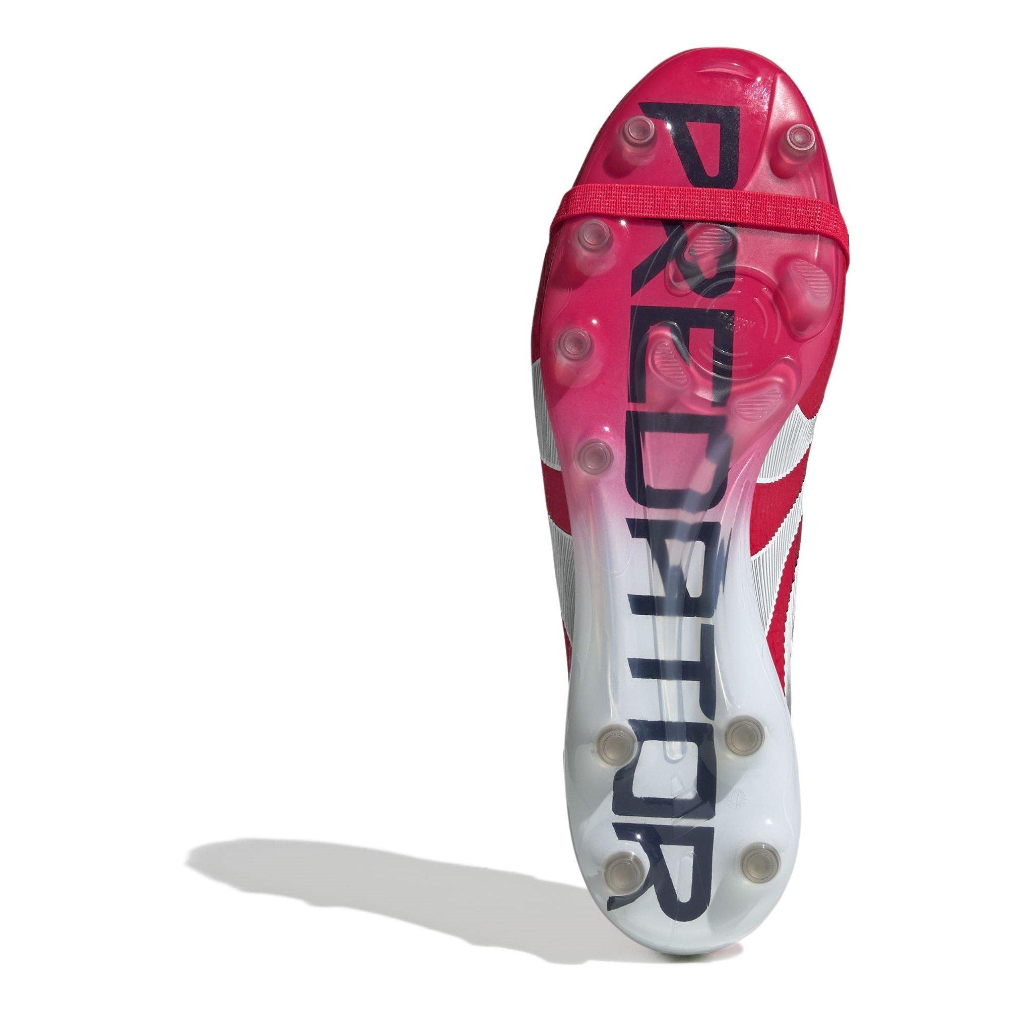 Rood/Wit/Zwart - adidas - Predator Elite Fold-Over Tongue Astro Turf Football Boots - 6