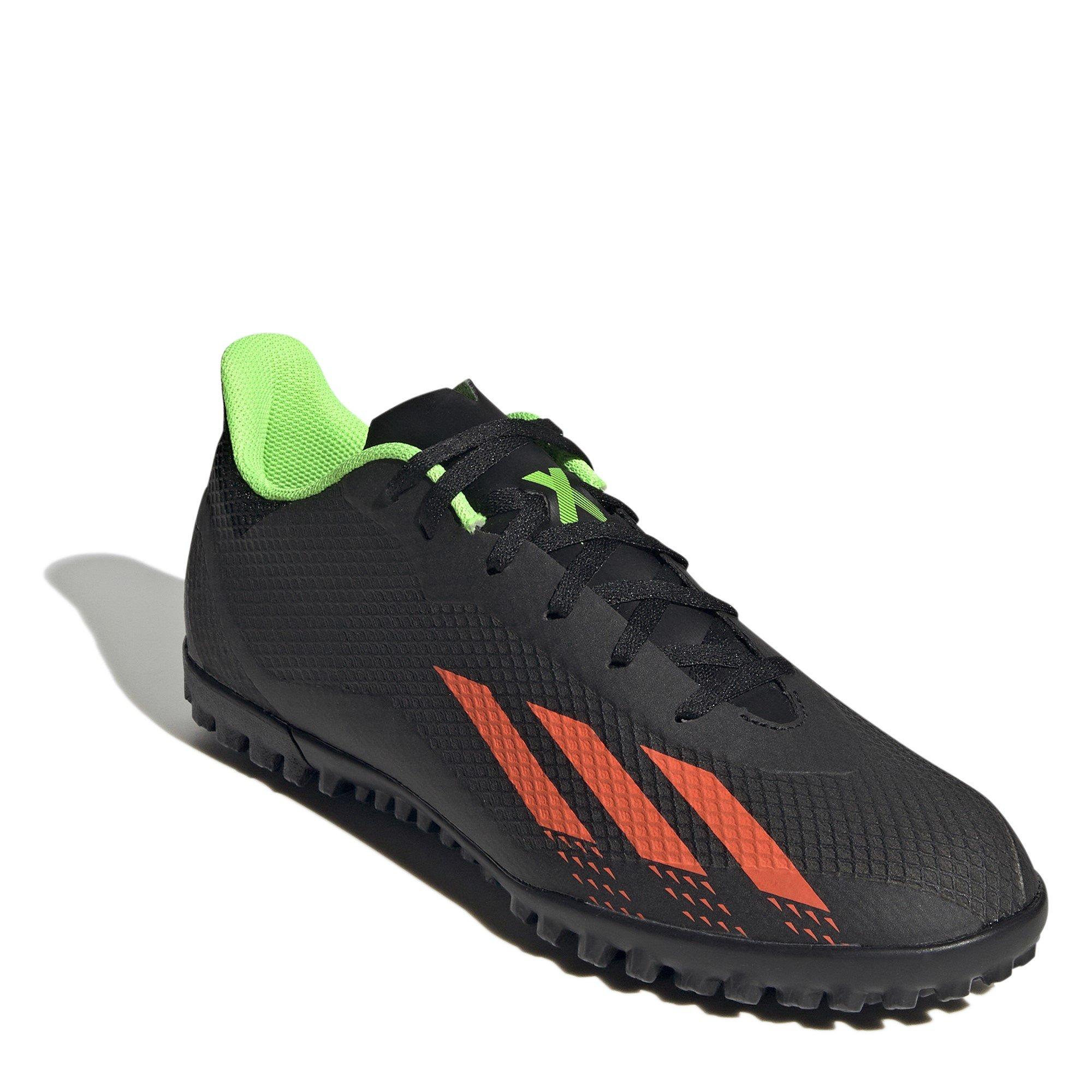Zwart/Rood/Groen - adidas - X .4 Football Trainers Turf - 3