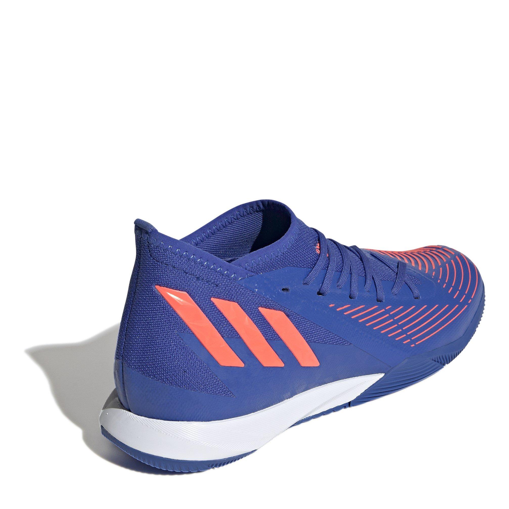 Blu/Arancione - adidas - Predator Edge .3 Indoor Football Trainers - 4