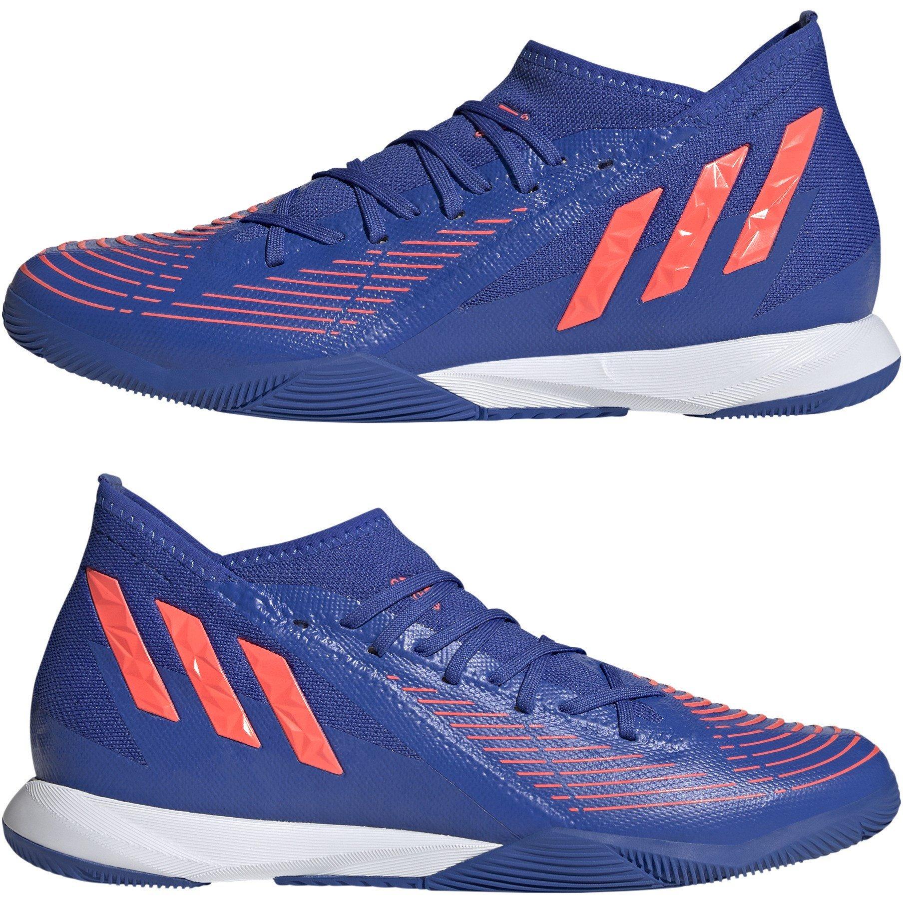 Blu/Arancione - adidas - Predator Edge .3 Indoor Football Trainers - 9