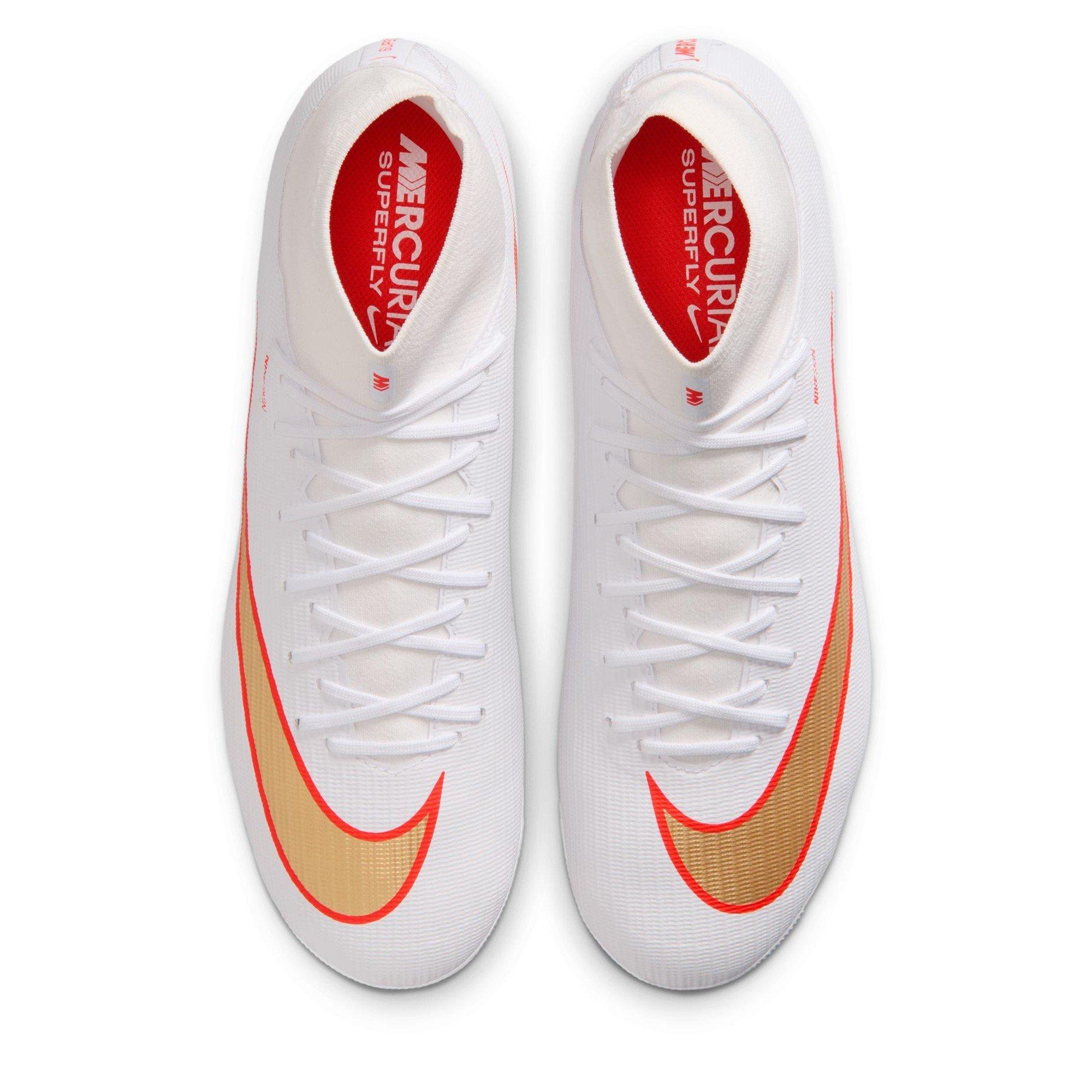 White/Red - Nike - Men's Mercurial Academy Astro Turf Football Boot - 6