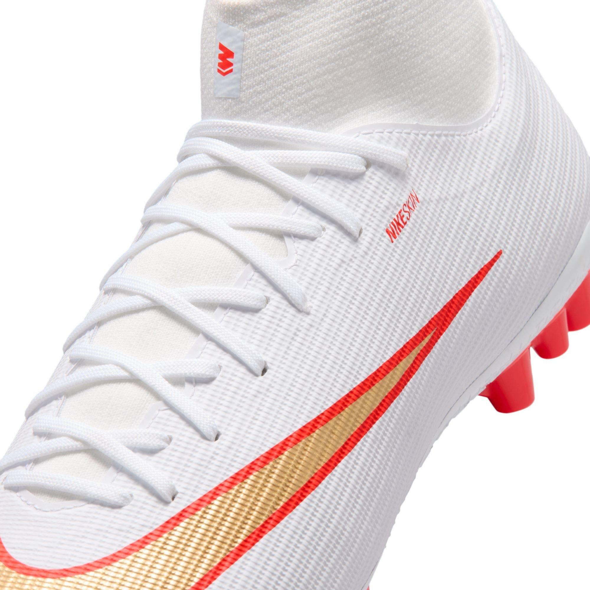 White/Red - Nike - Men's Mercurial Academy Astro Turf Football Boot - 8