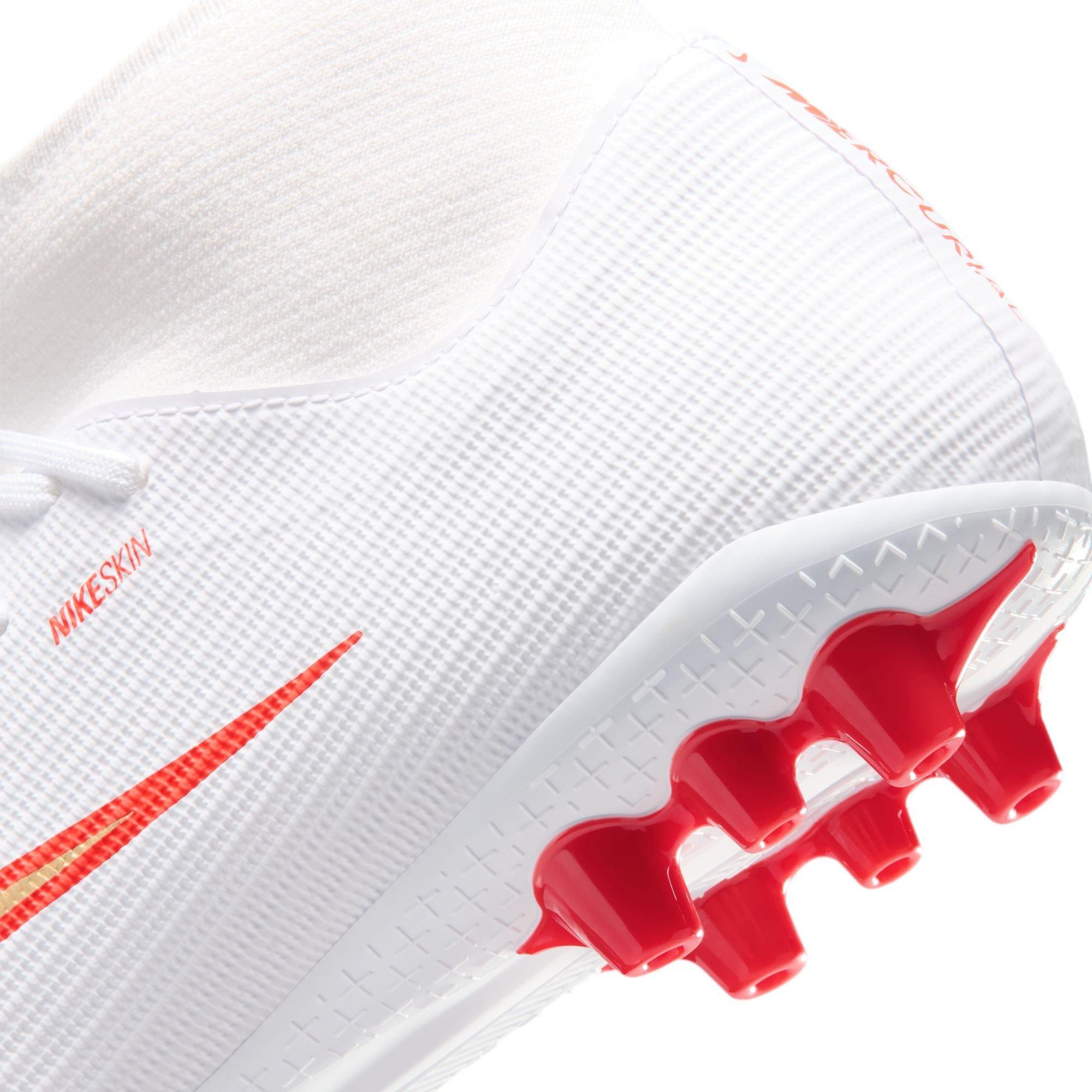 White/Red - Nike - Men's Mercurial Academy Astro Turf Football Boot - 9