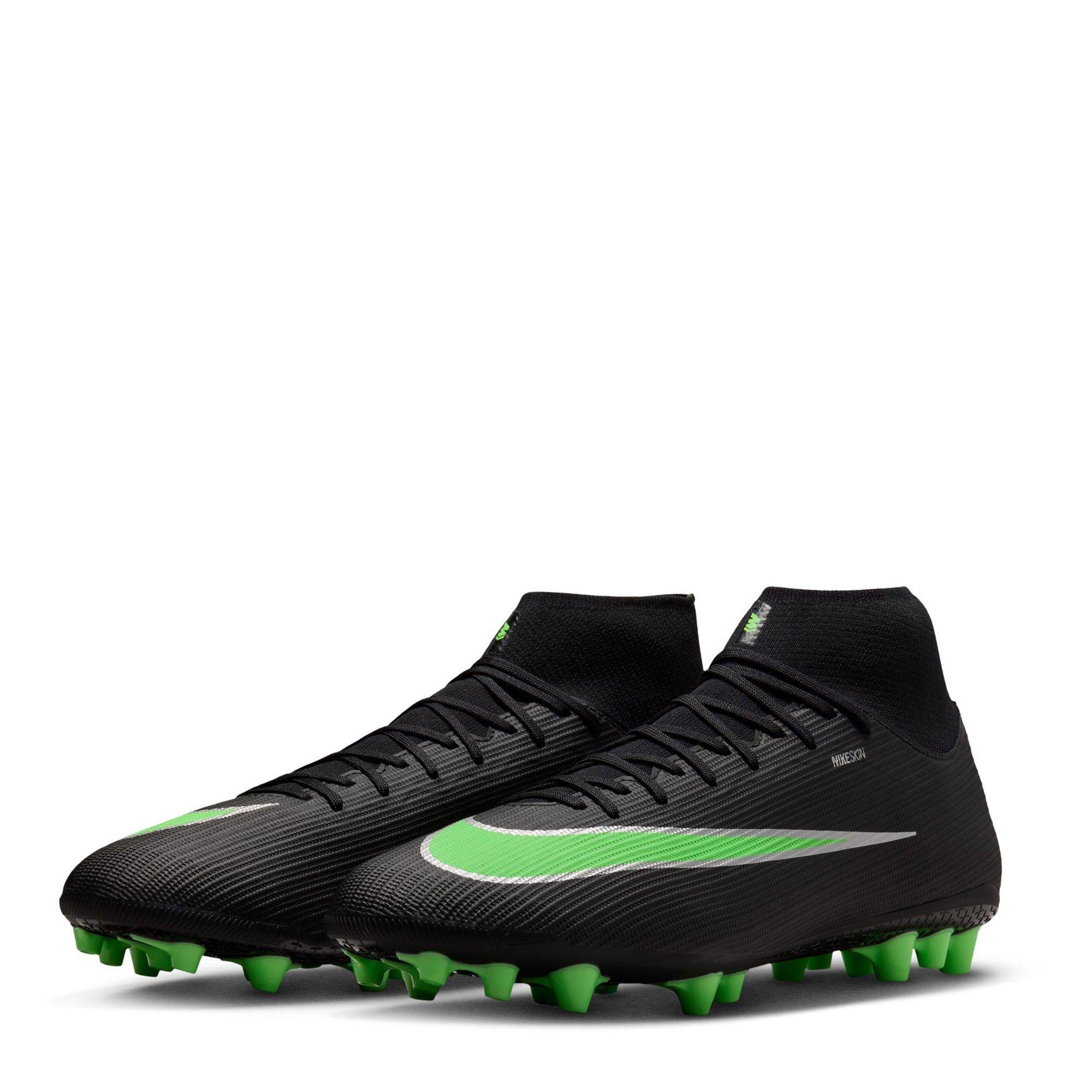 Black/Green - Nike - Men's Mercurial Academy Astro Turf Football Boot - 4