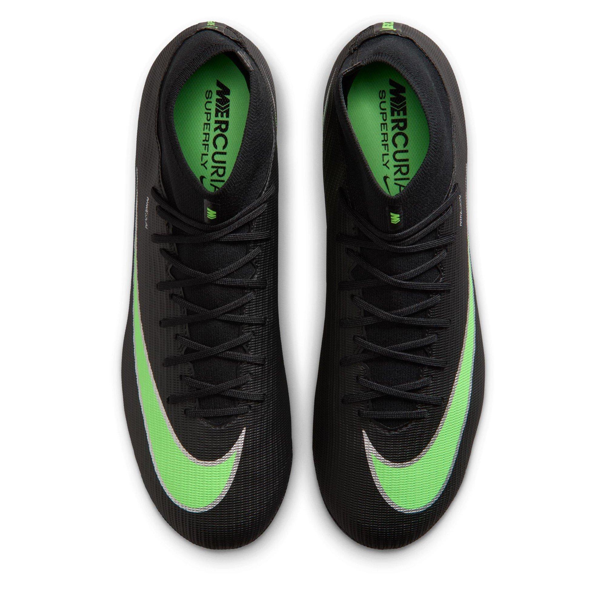 Black/Green - Nike - Men's Mercurial Academy Astro Turf Football Boot - 6