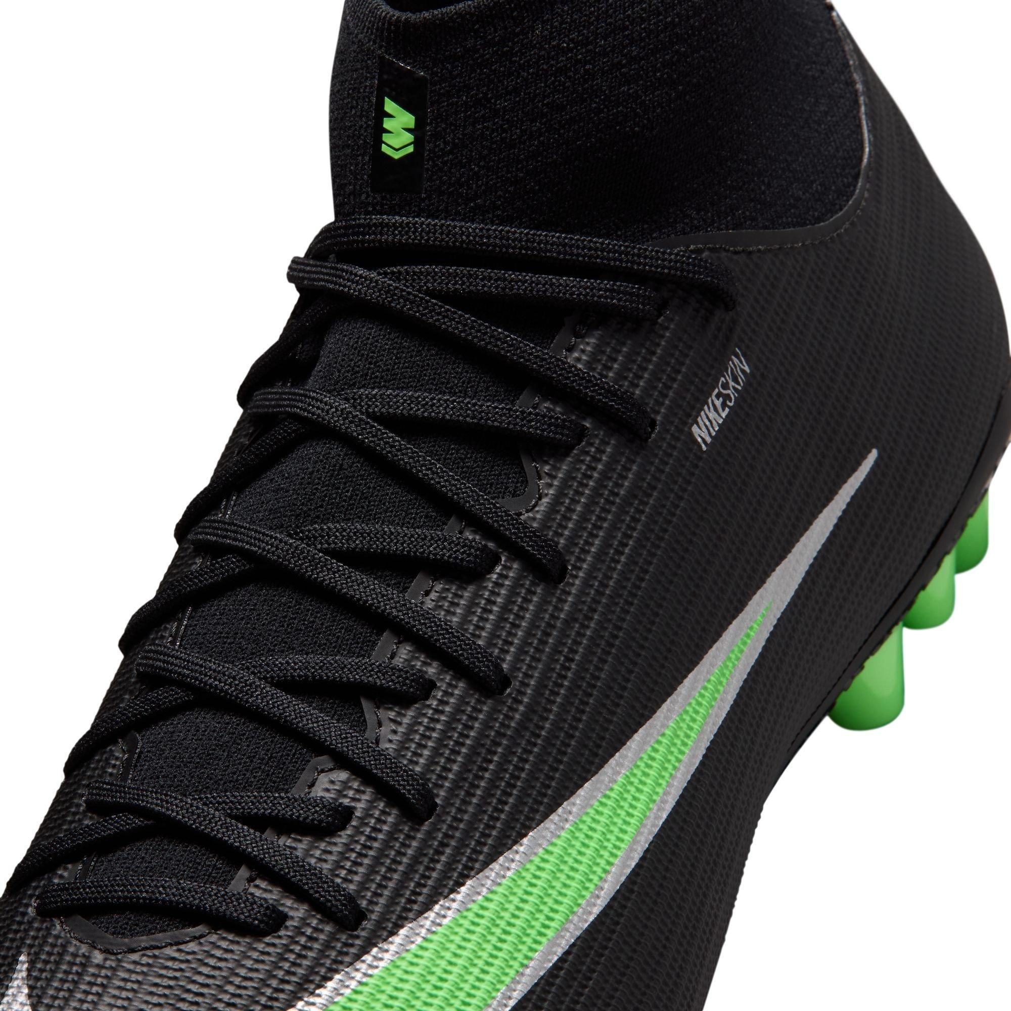 Black/Green - Nike - Men's Mercurial Academy Astro Turf Football Boot - 8