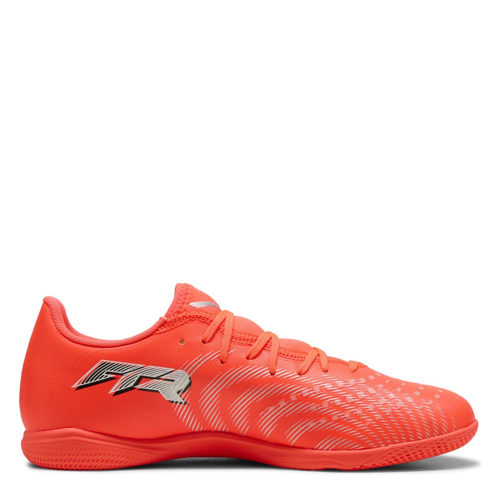 Red/Wht-Silver - Puma - Men's Indoor Football Boots - 4