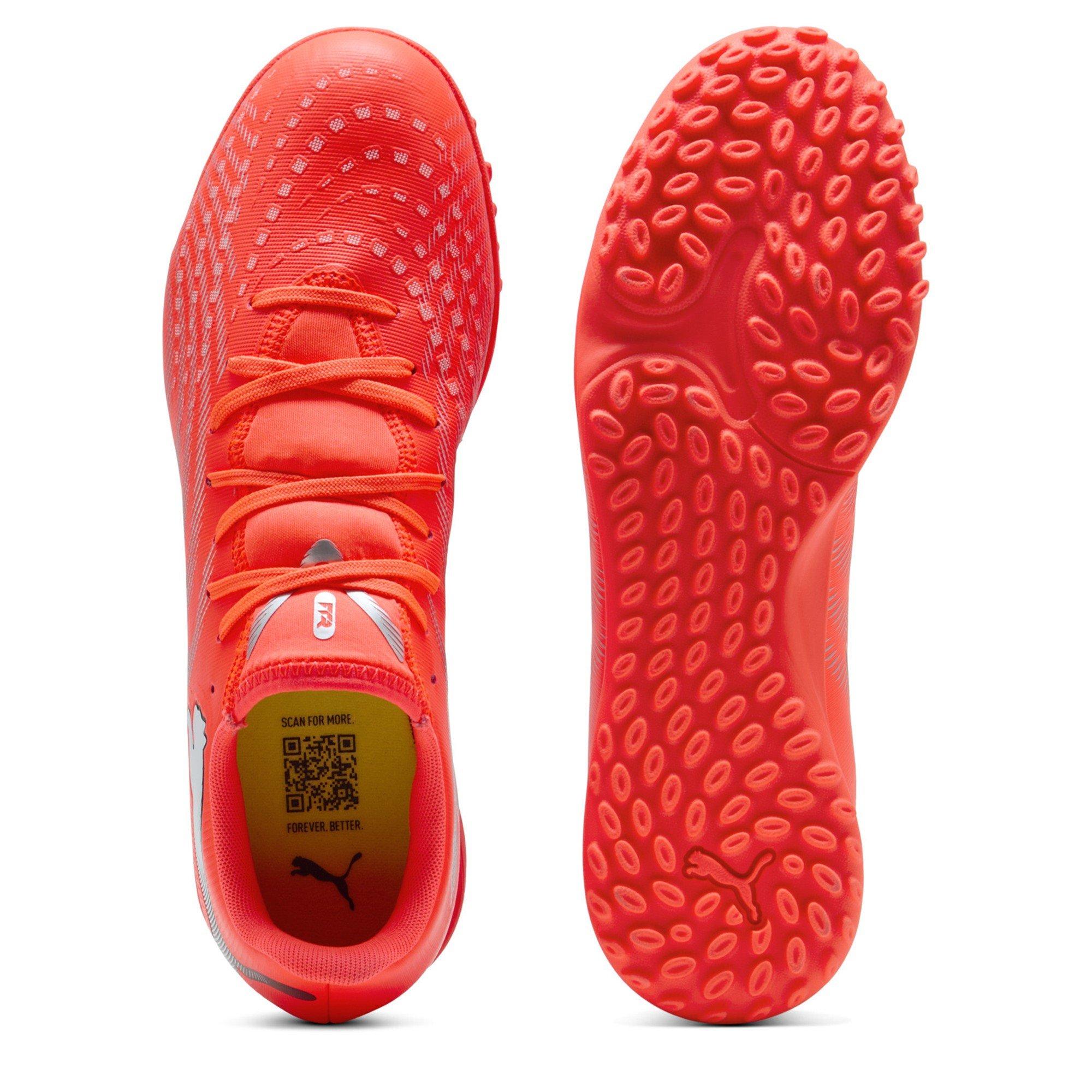 Red/Silver - Puma - PUMA Future 9 Play Astro Turf Football Boots - 3