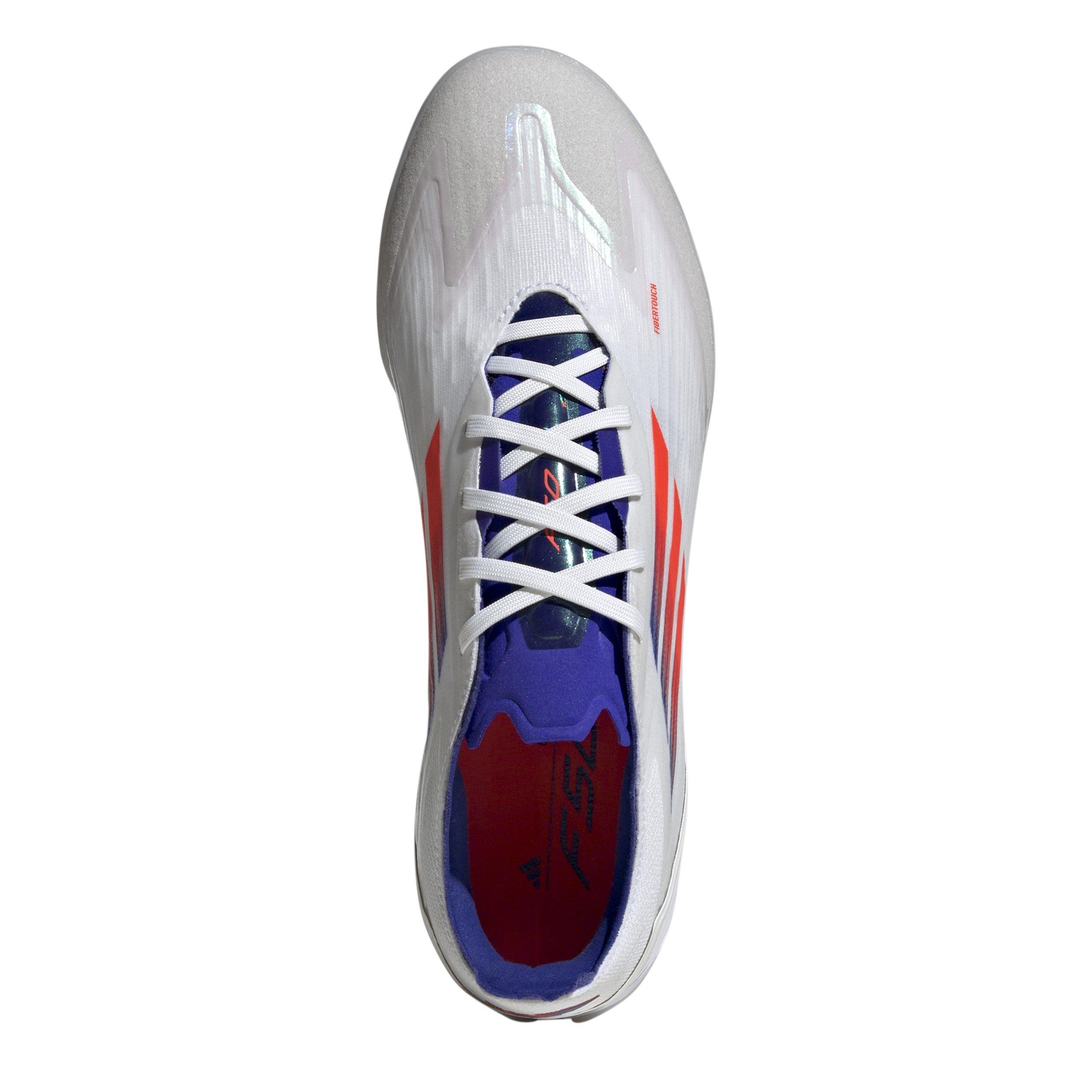 Bianco/Rosso Solare - adidas - Adults F50 Pro Indoor Football Boots - 5