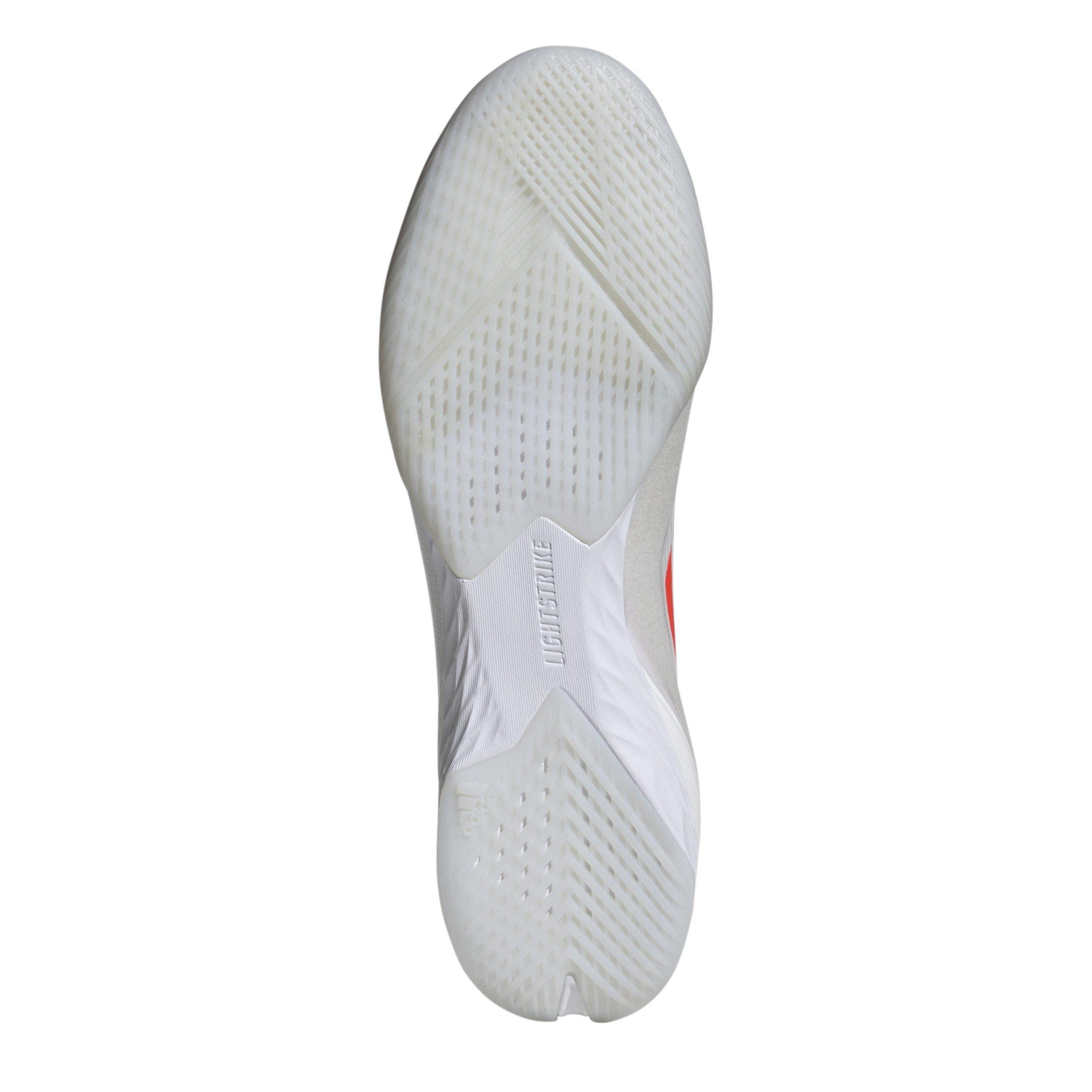 Bianco/Rosso Solare - adidas - Adults F50 Pro Indoor Football Boots - 6