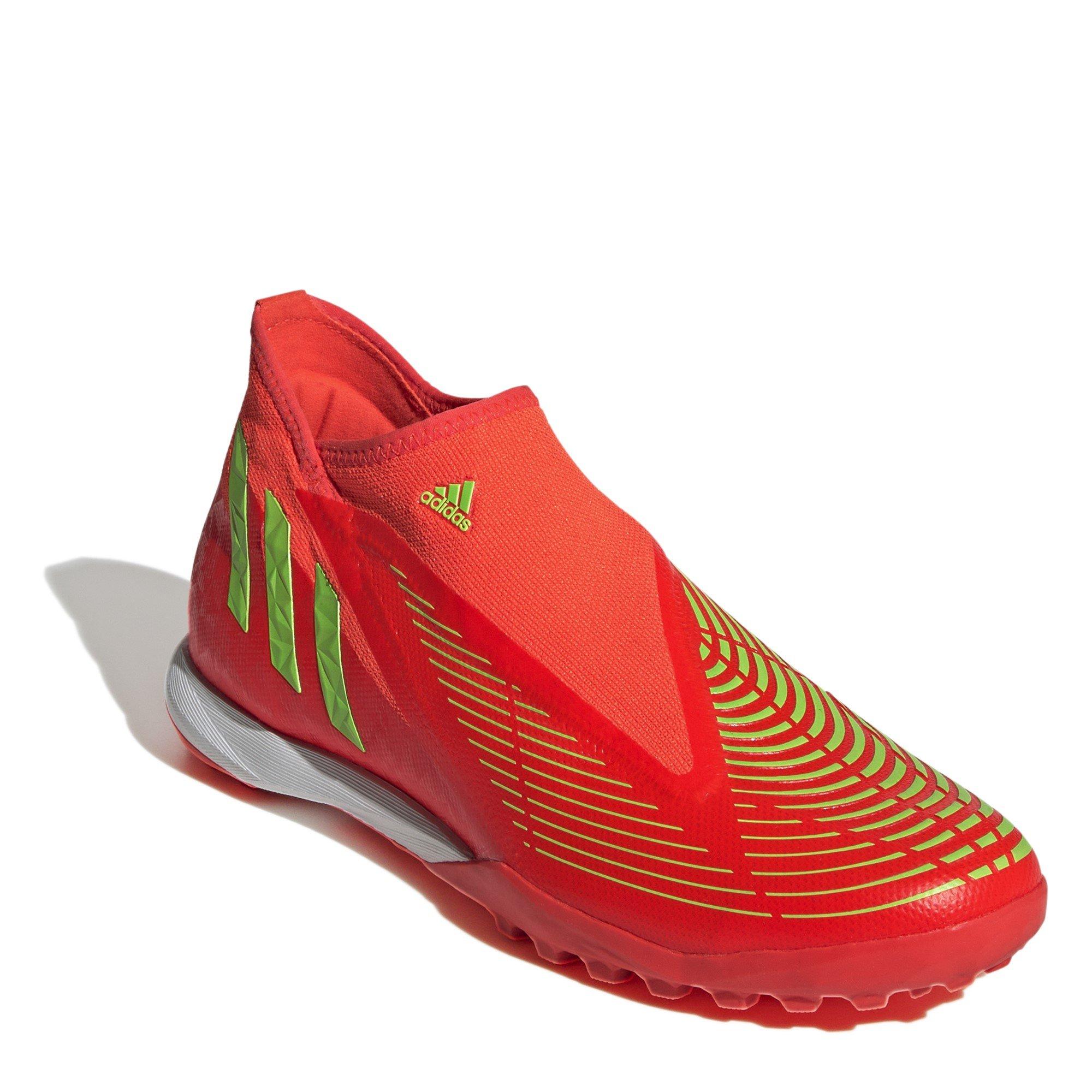 Red/Green - adidas - Predator .3 Laceless Astro Turf Trainers - 3