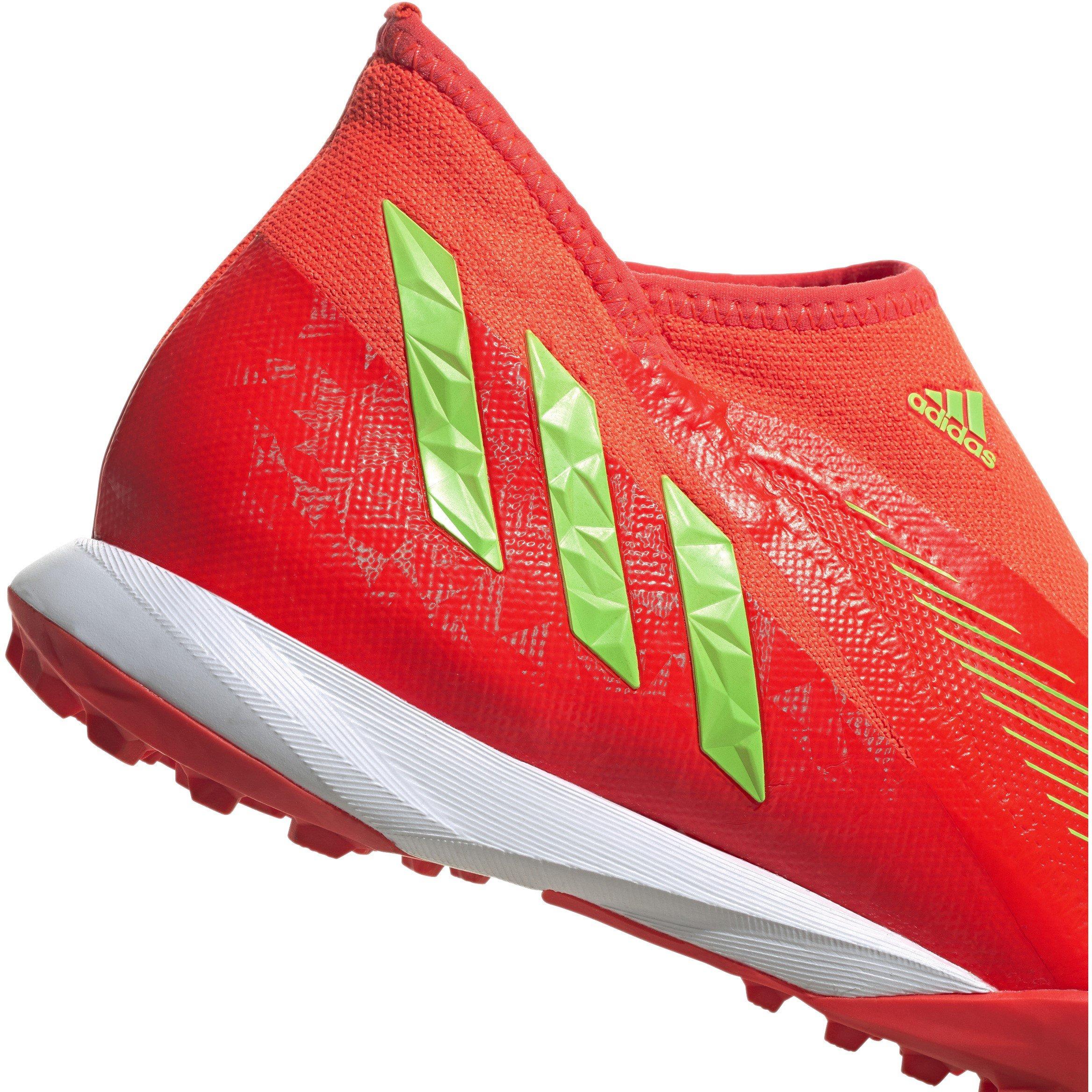 Red/Green - adidas - Predator .3 Laceless Astro Turf Trainers - 7