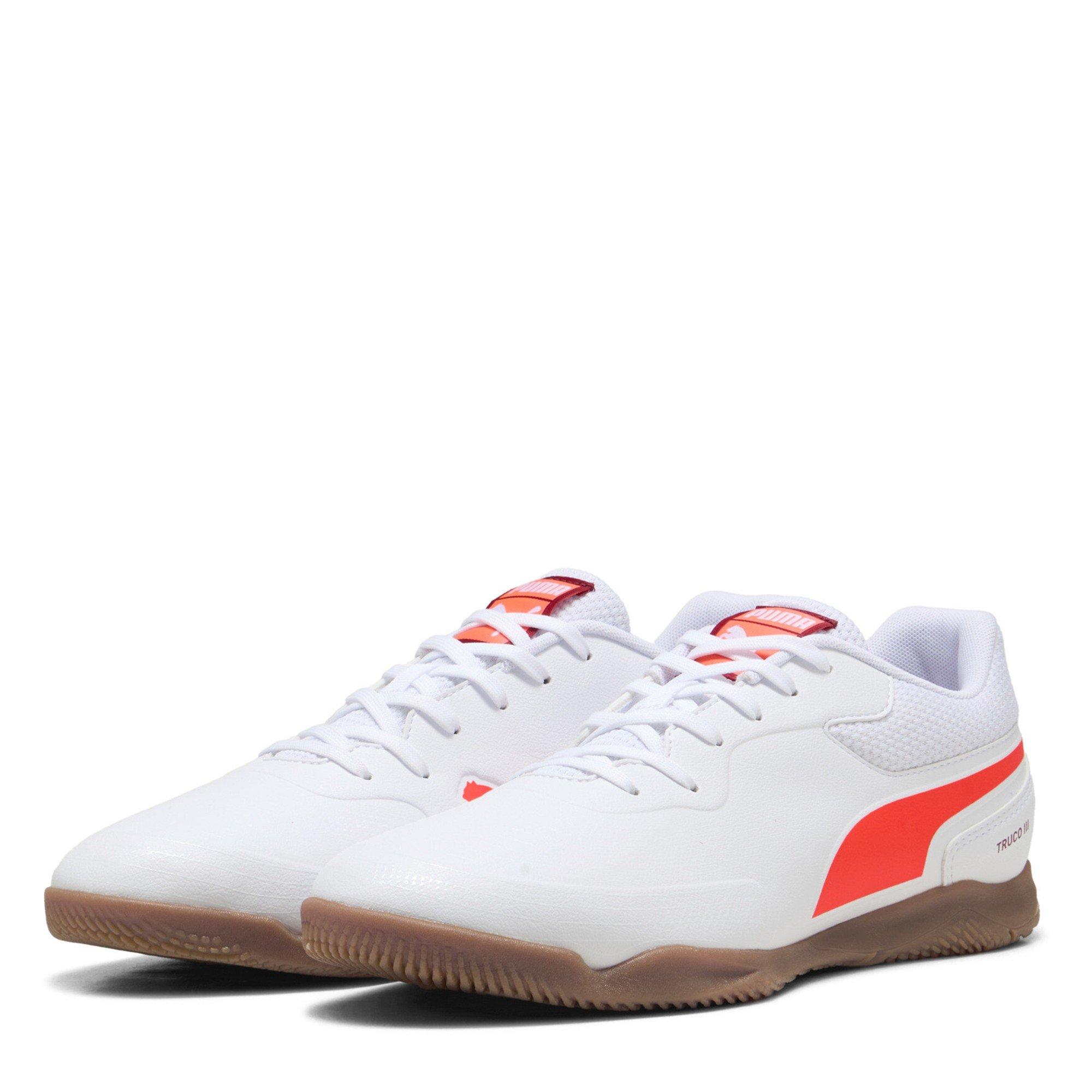 Puma Men's Truco Iii Indoor Football Boots - White-Gl Puma White-Gl - 9.5 (44)