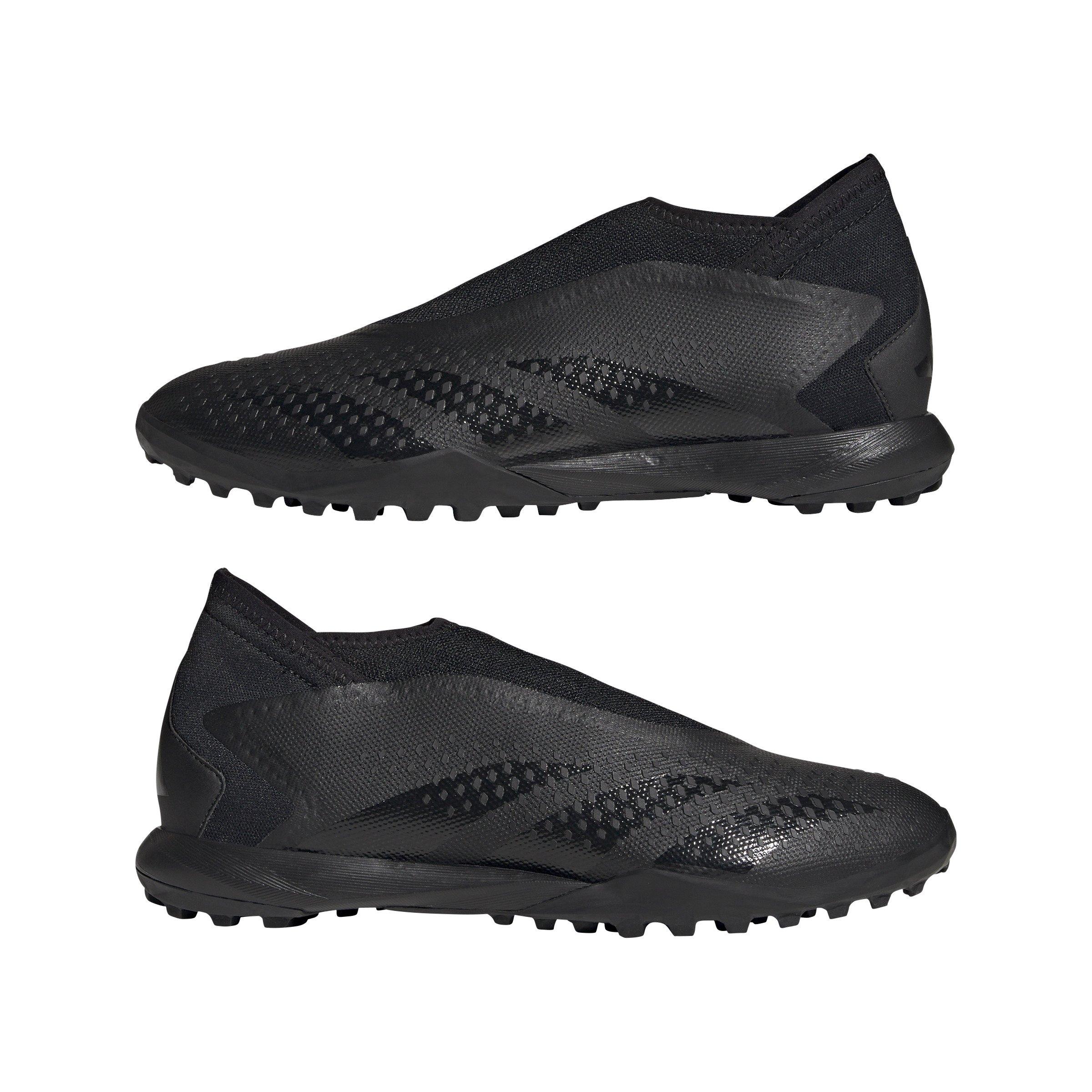 Zwart/Zwart - adidas - Predator Accuracy.3 Laceless Astro Turf Trainers - 9