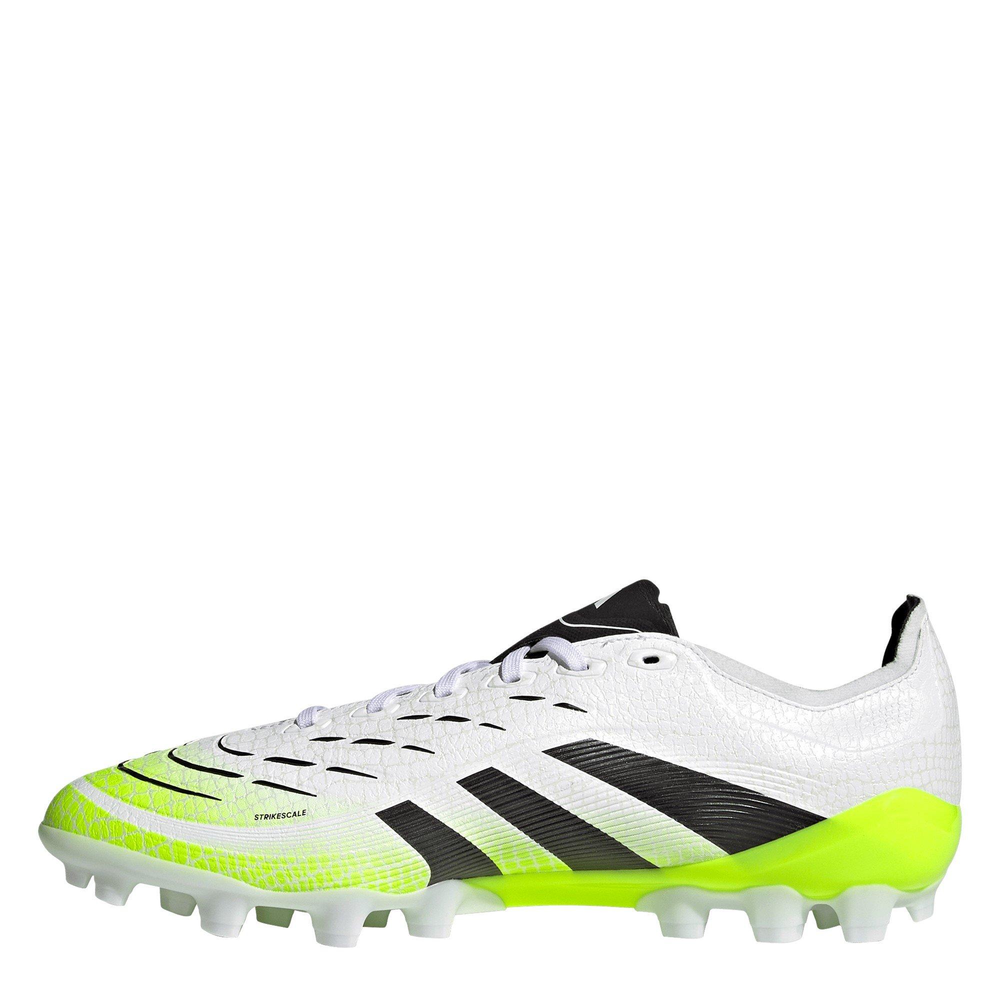 White/Blk/Lemon - adidas - Predator League Adults Astro Turf Fotball Boots - 2