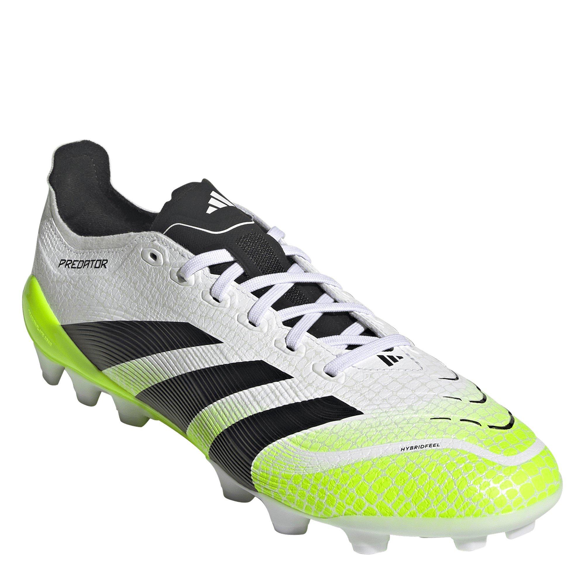 White/Blk/Lemon - adidas - Predator League Adults Astro Turf Fotball Boots - 3