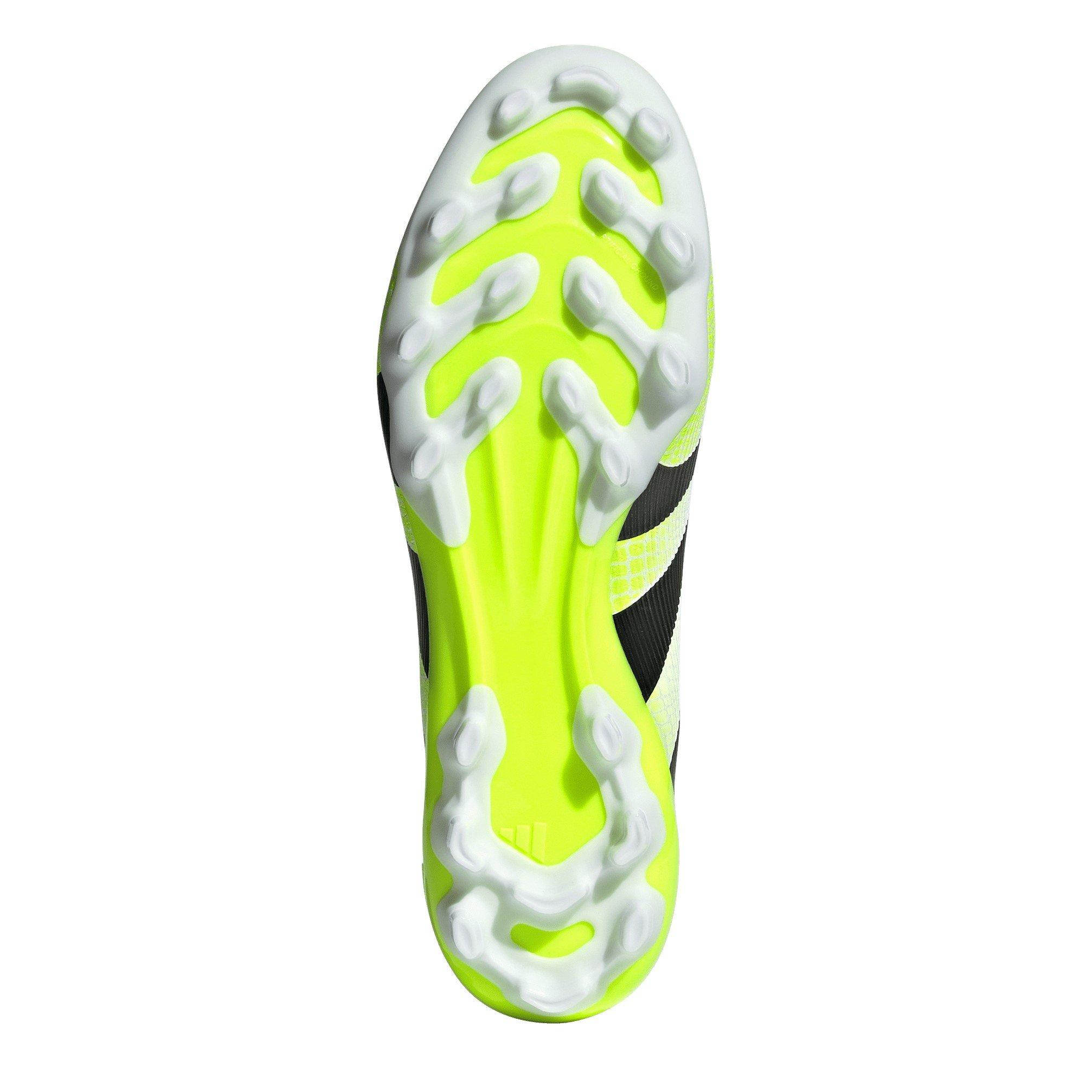 White/Blk/Lemon - adidas - Predator League Adults Astro Turf Fotball Boots - 6