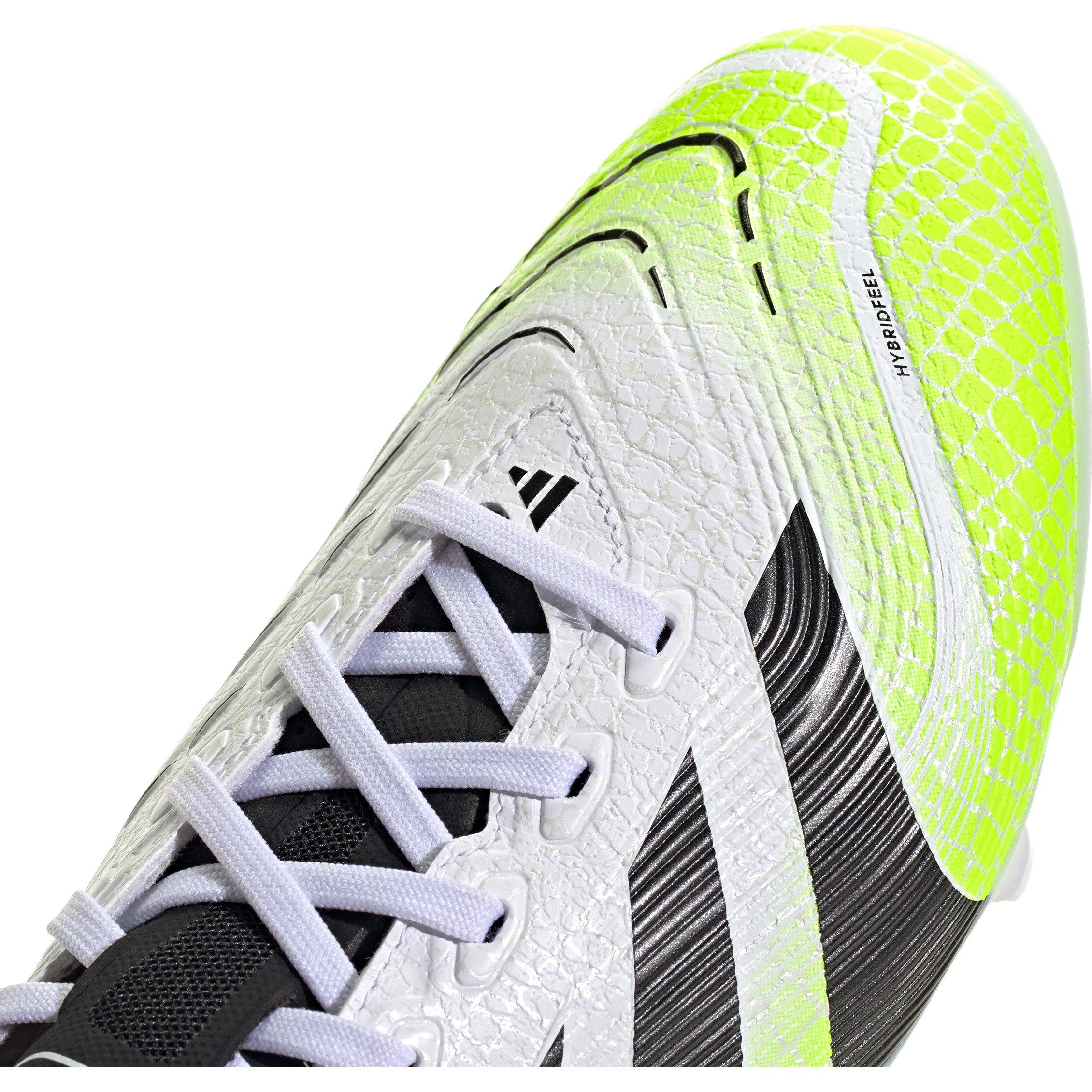 White/Blk/Lemon - adidas - Predator League Adults Astro Turf Fotball Boots - 7