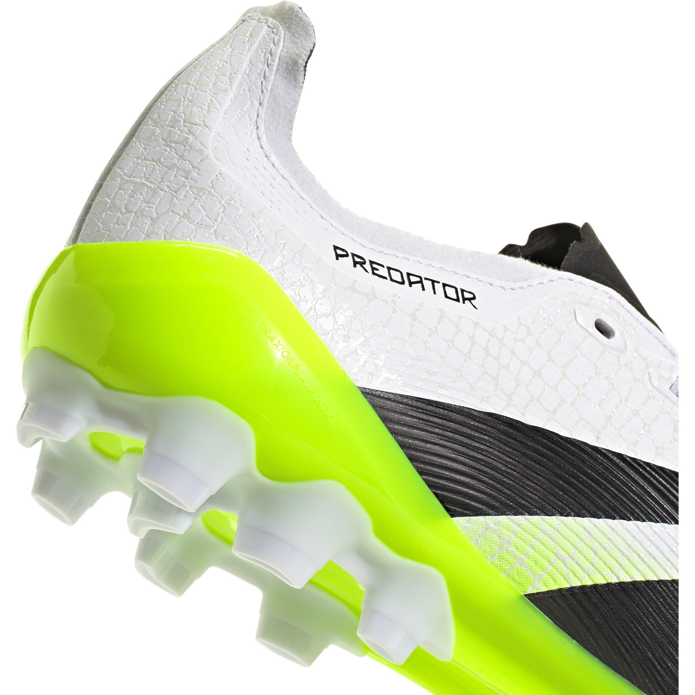 White/Blk/Lemon - adidas - Predator League Adults Astro Turf Fotball Boots - 8