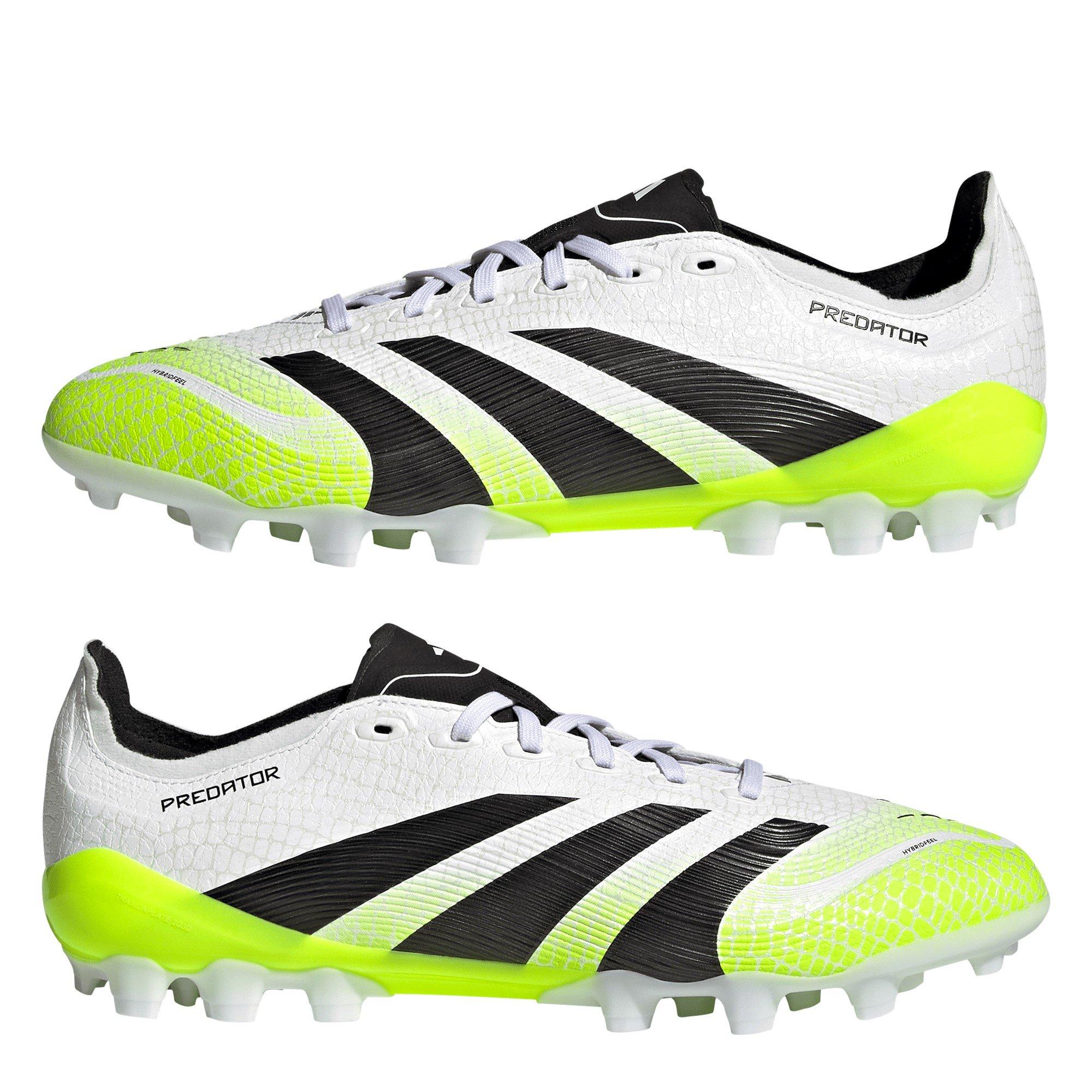White/Blk/Lemon - adidas - Predator League Adults Astro Turf Fotball Boots - 9