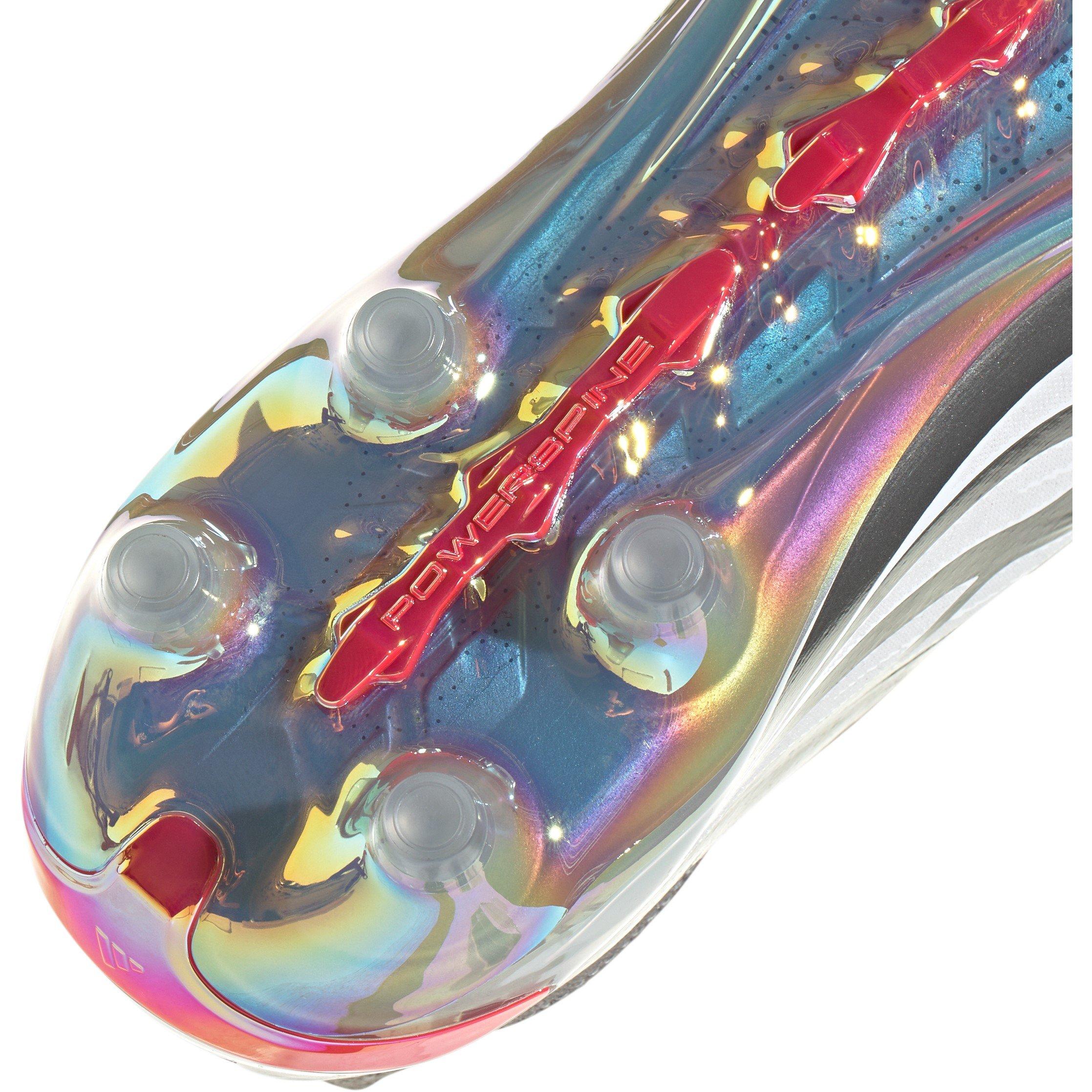 Grey/Red - adidas - adidas Predator Elite Fold Over Tongue Astro Turf Football Boots - 8