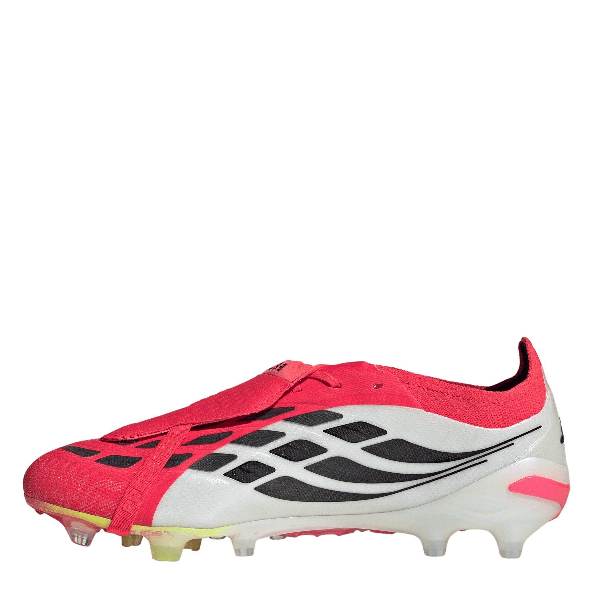Red/Black/White - adidas - Mens adidas Predator Elite Fold Over Tongue Artificial Ground Football Boots - 2
